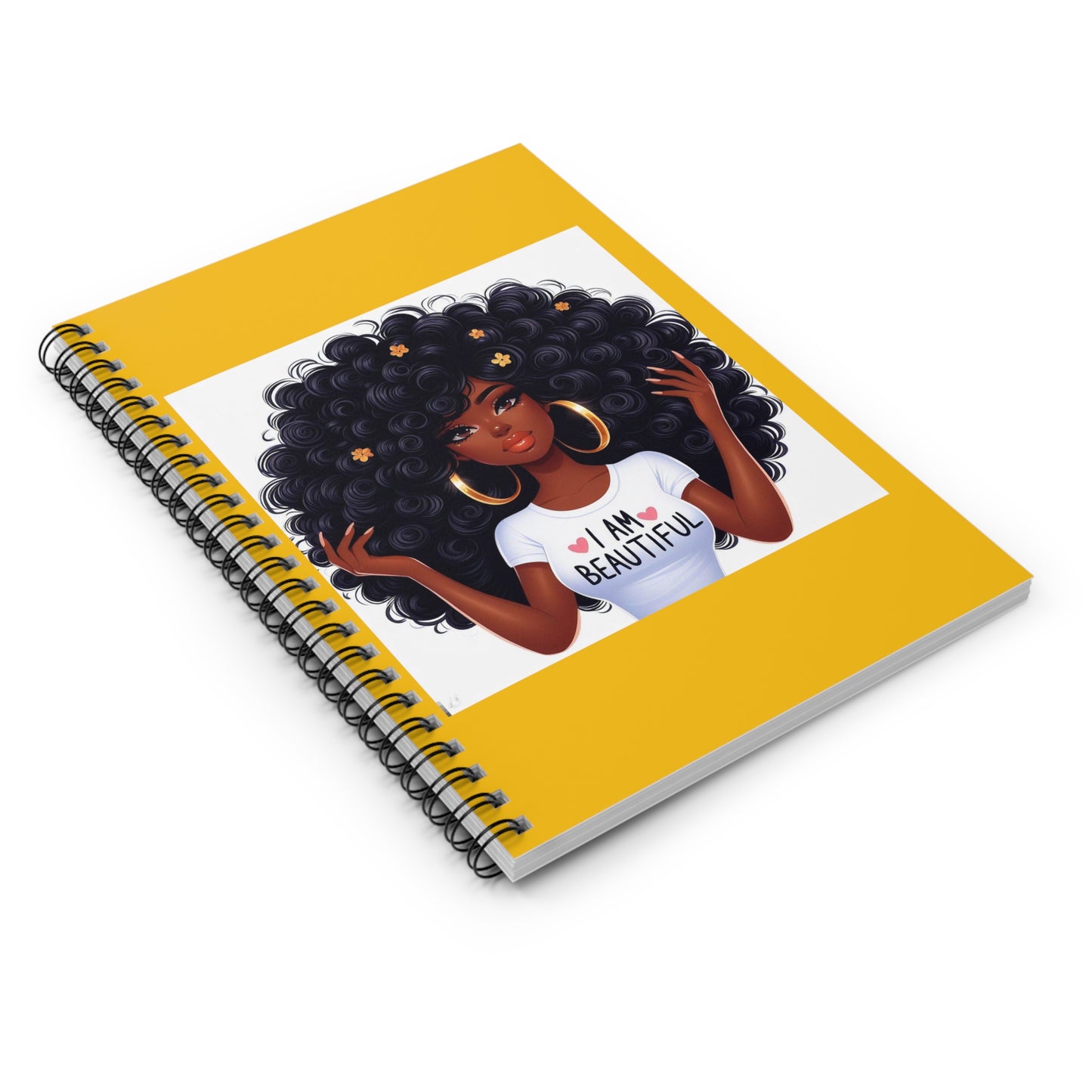 I am Beautiful Spiral Notebook - Ruled Line