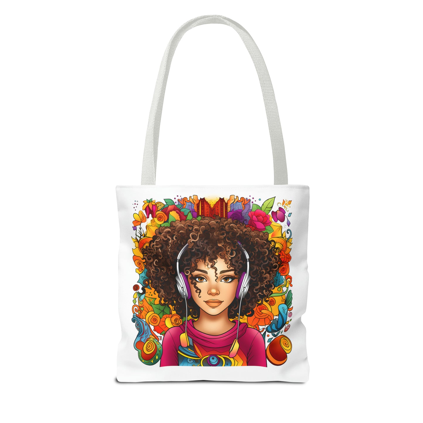 BGM Headphones Tote Bag (AOP)
