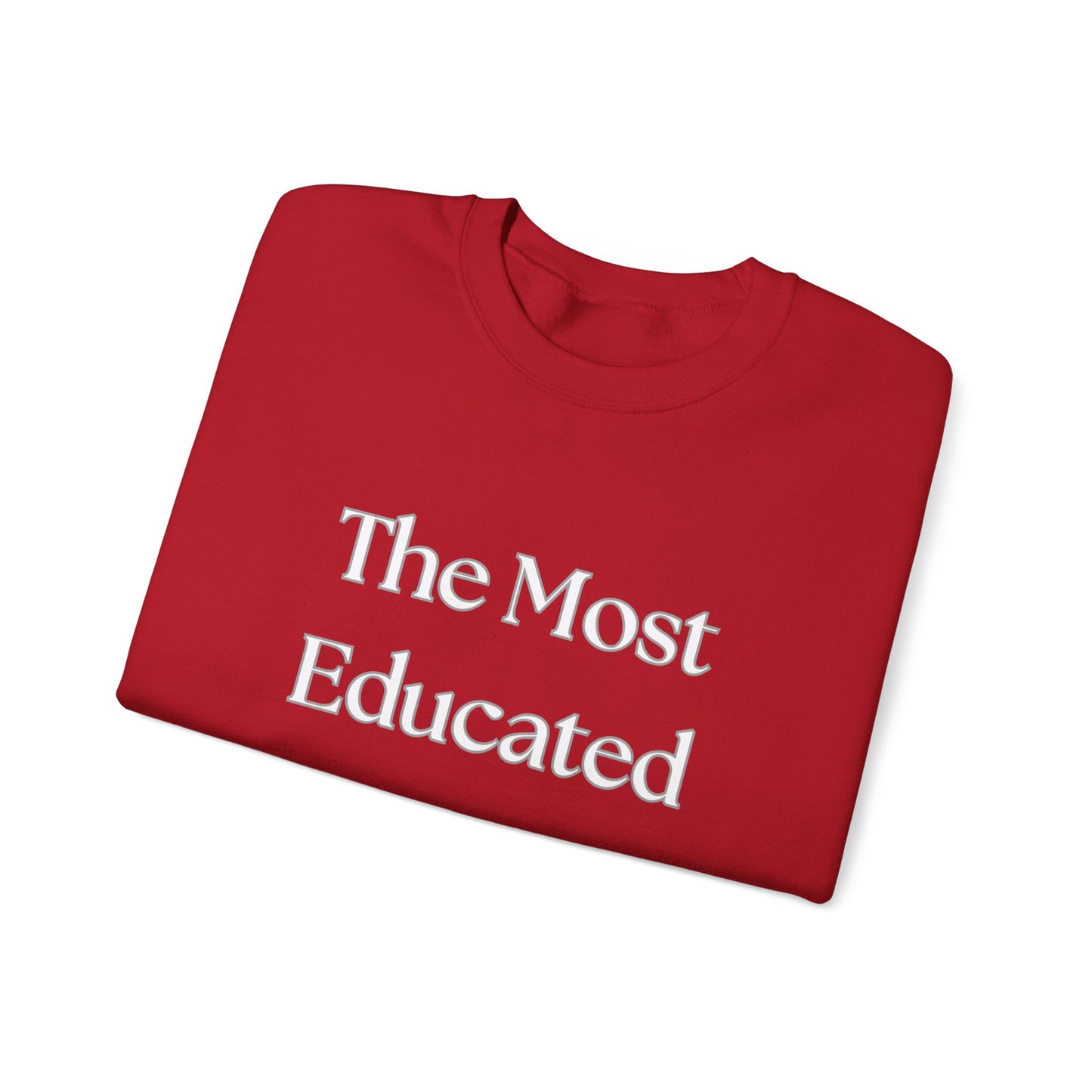 The Most Educated Unisex Heavy Blend™ Crewneck Sweatshirt