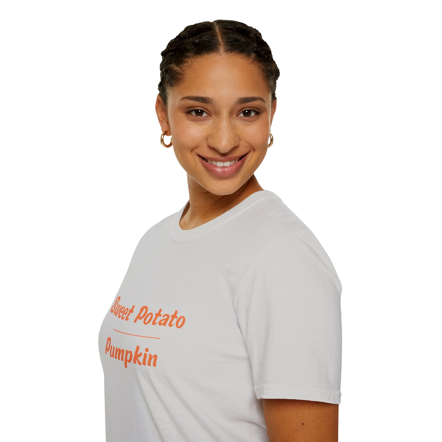 Sweet Potato over Pumpkin Unisex Softstyle T-Shirt