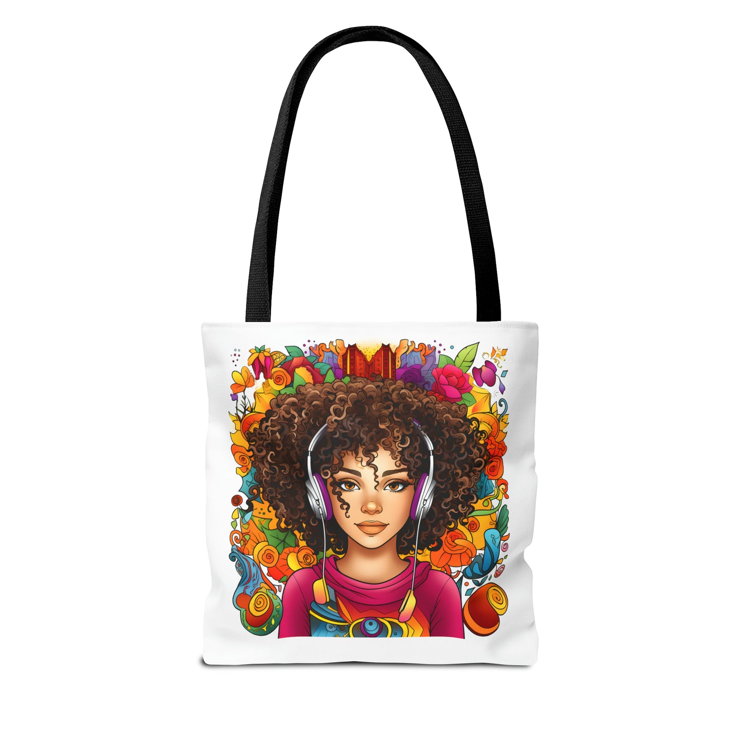 BGM Headphones Tote Bag (AOP)