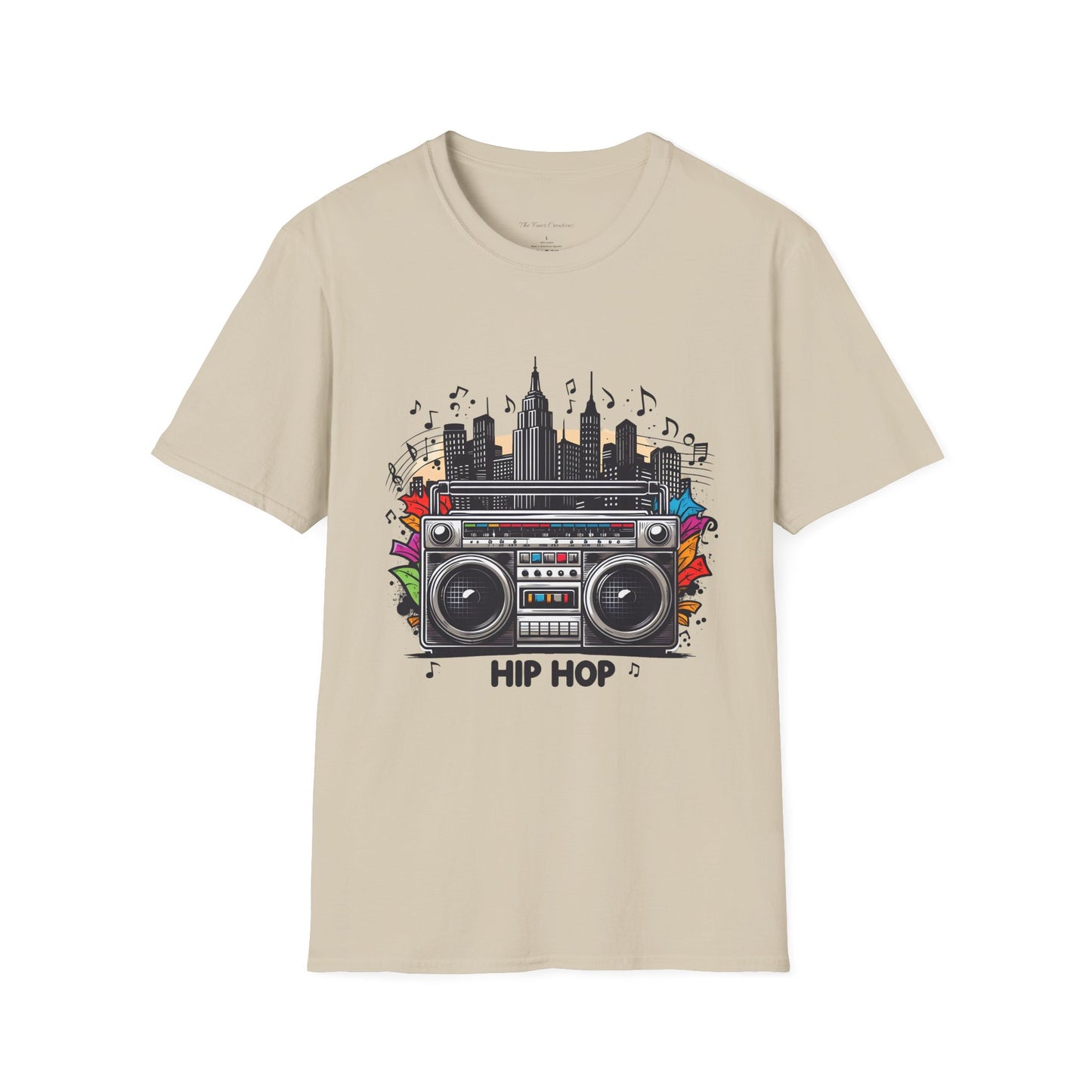 Hip Hop Boom Box Unisex Softstyle T-Shirt