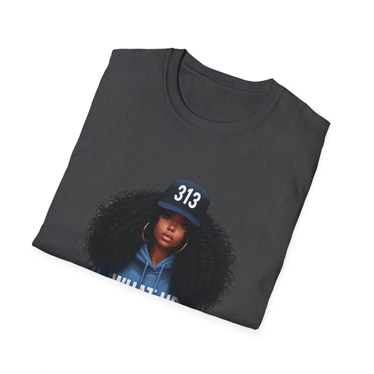 313 Detroit Girl Unisex Softstyle T-Shirt