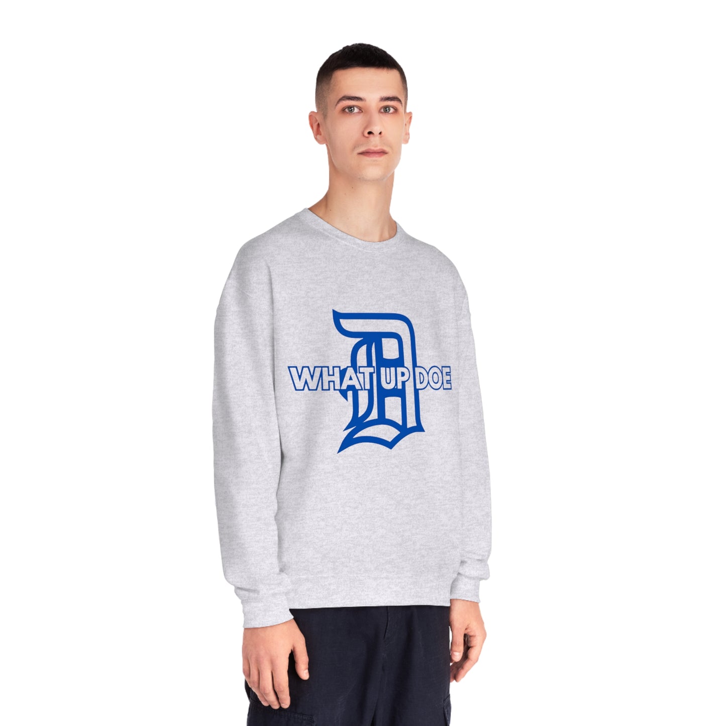 Royal Blue What Up Doe Unisex NuBlend® Crewneck Sweatshirt