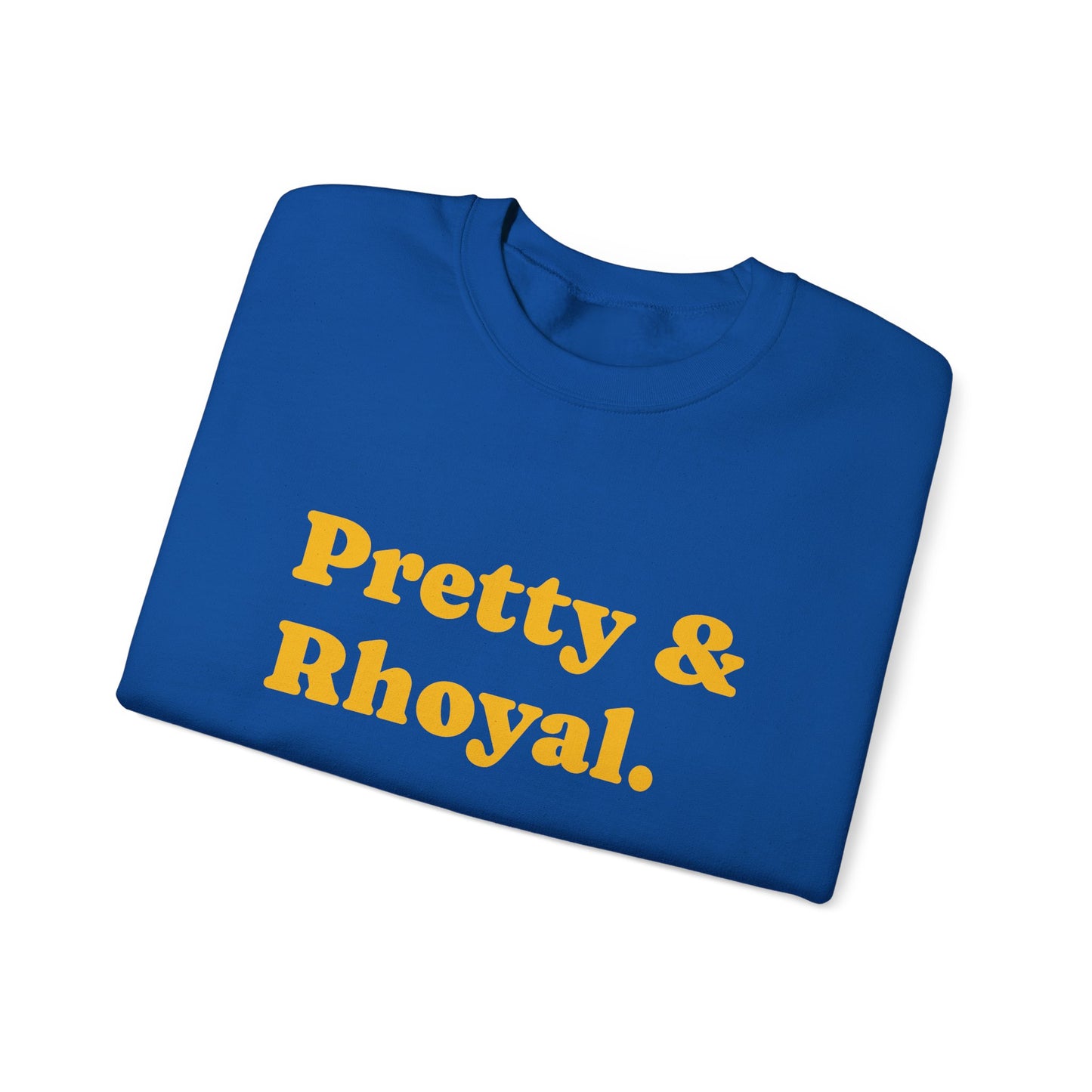 Pretty & Rhoyal Gold Unisex Heavy Blend™ Crewneck Sweatshirt