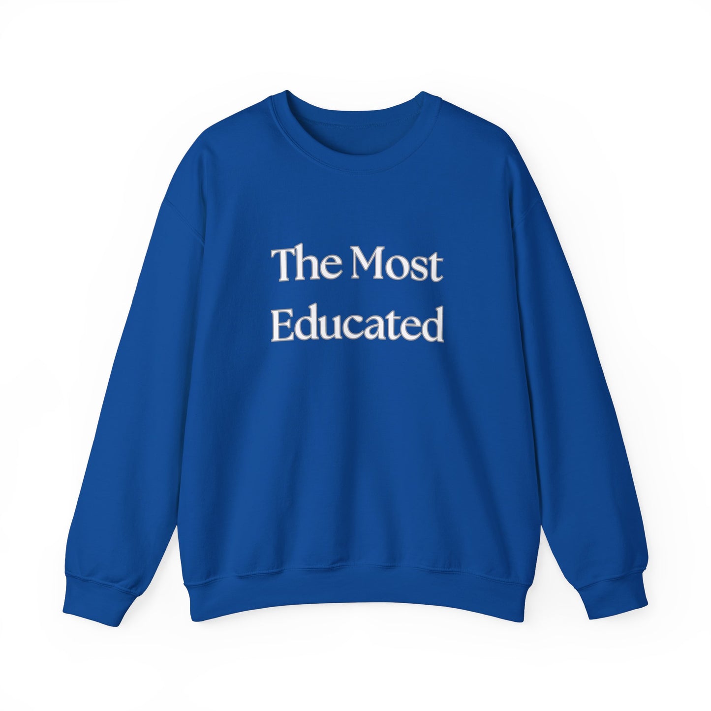 The Most Educated Unisex Heavy Blend™ Crewneck Sweatshirt