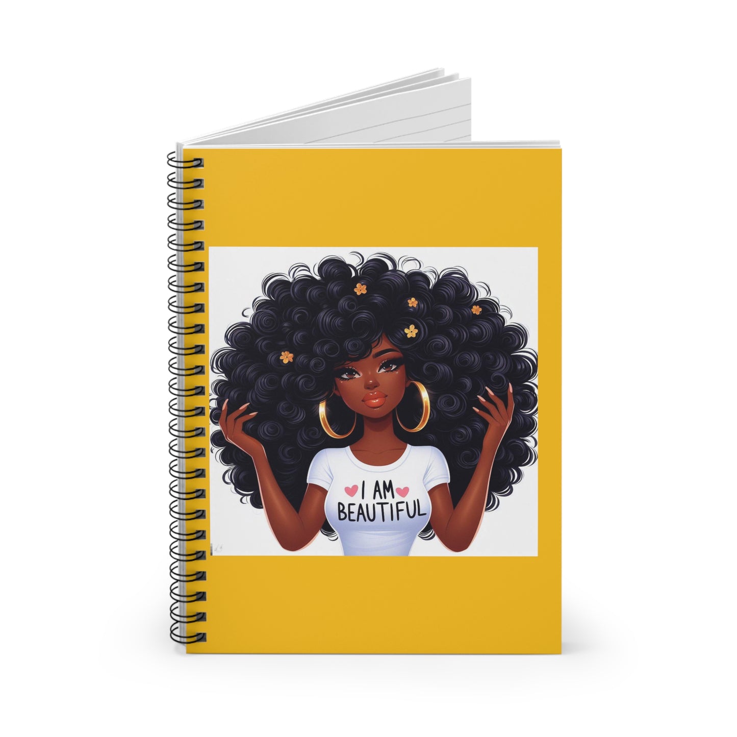 I am Beautiful Spiral Notebook - Ruled Line