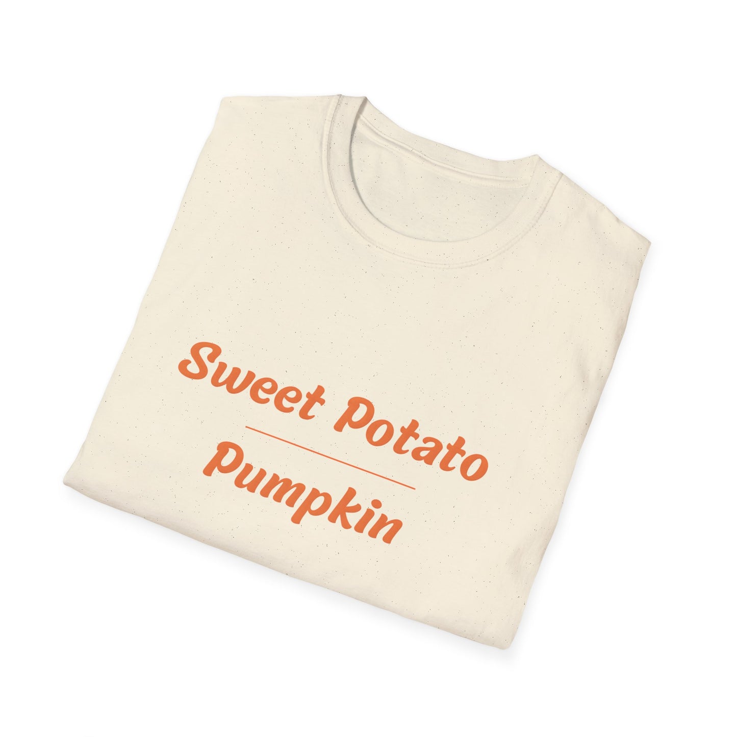 Sweet Potato over Pumpkin Unisex Softstyle T-Shirt
