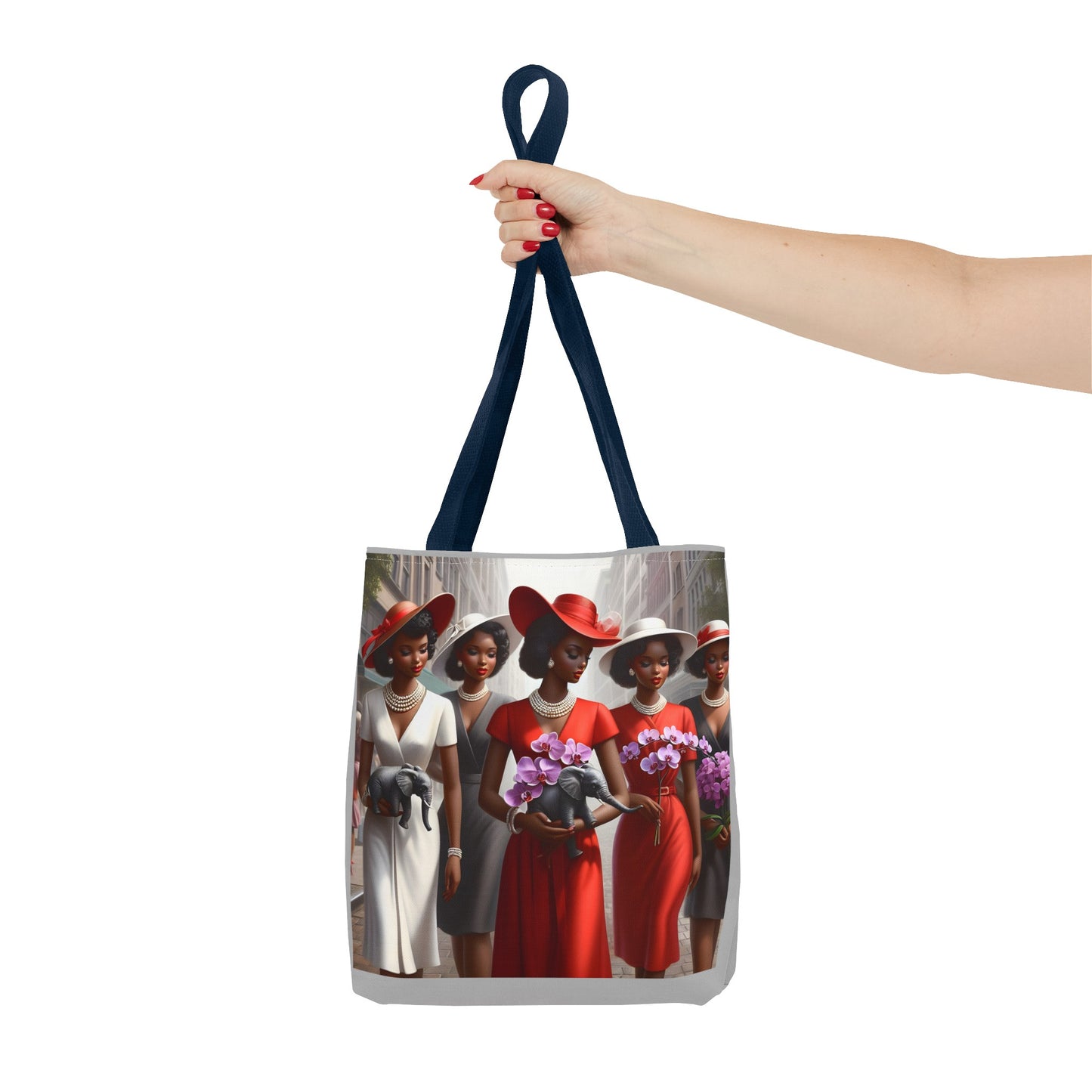 Five Divas Tote Bag (AOP)