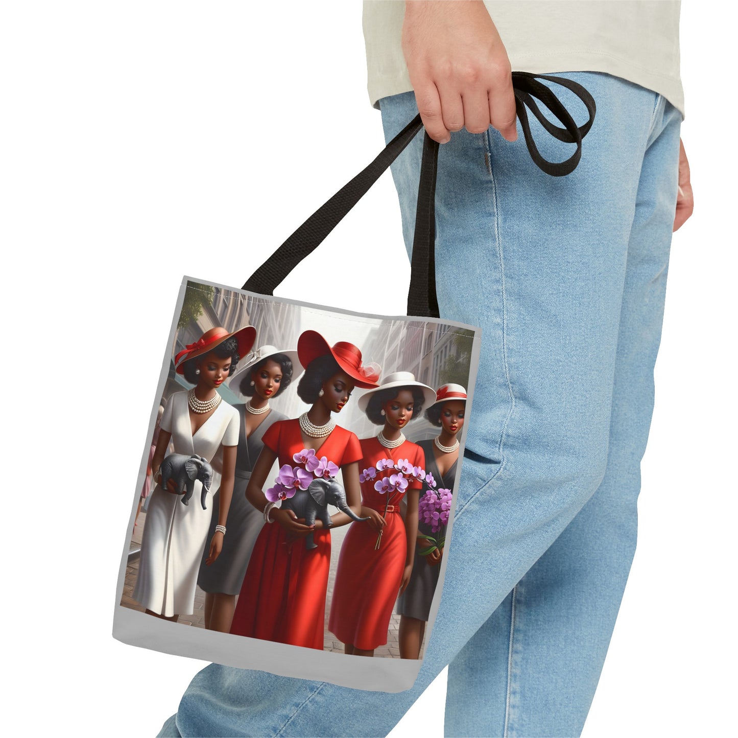 Five Divas Tote Bag (AOP)