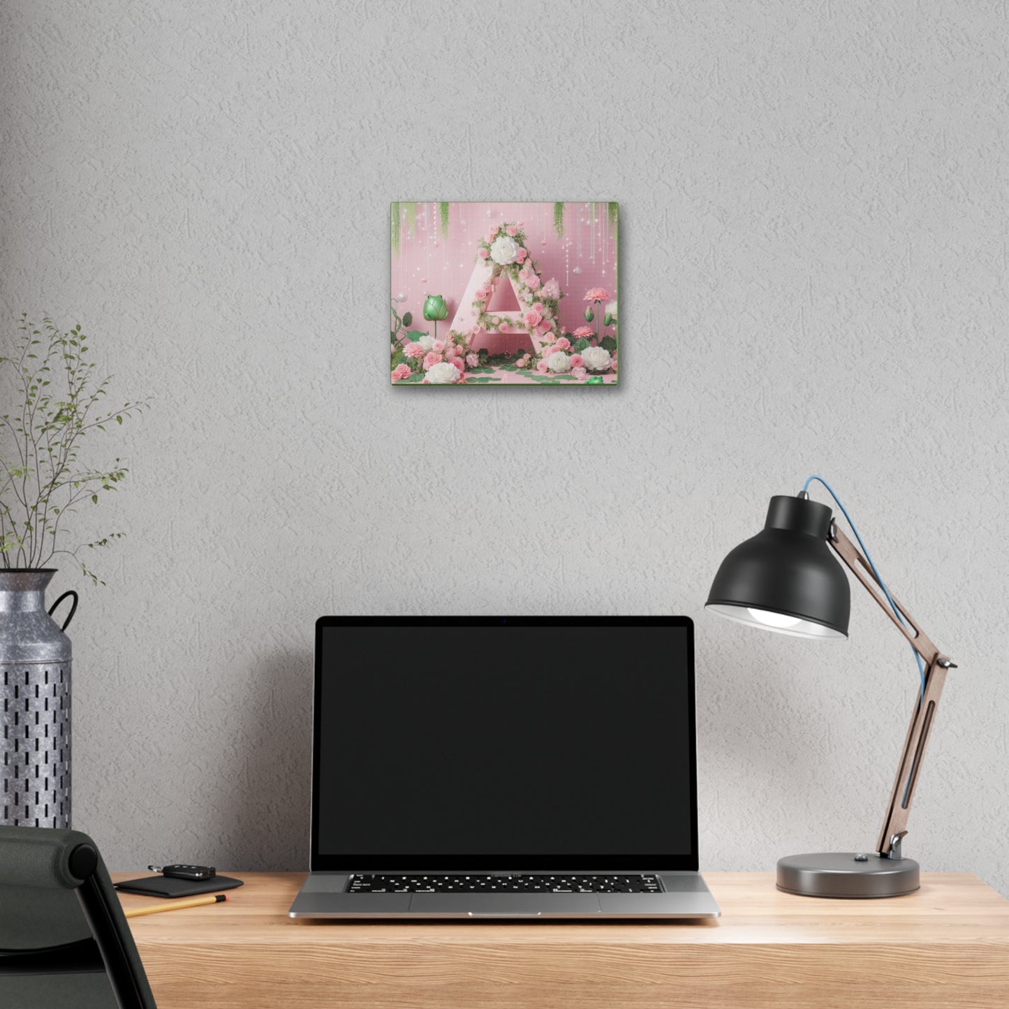 Pink A Polyester Canvas