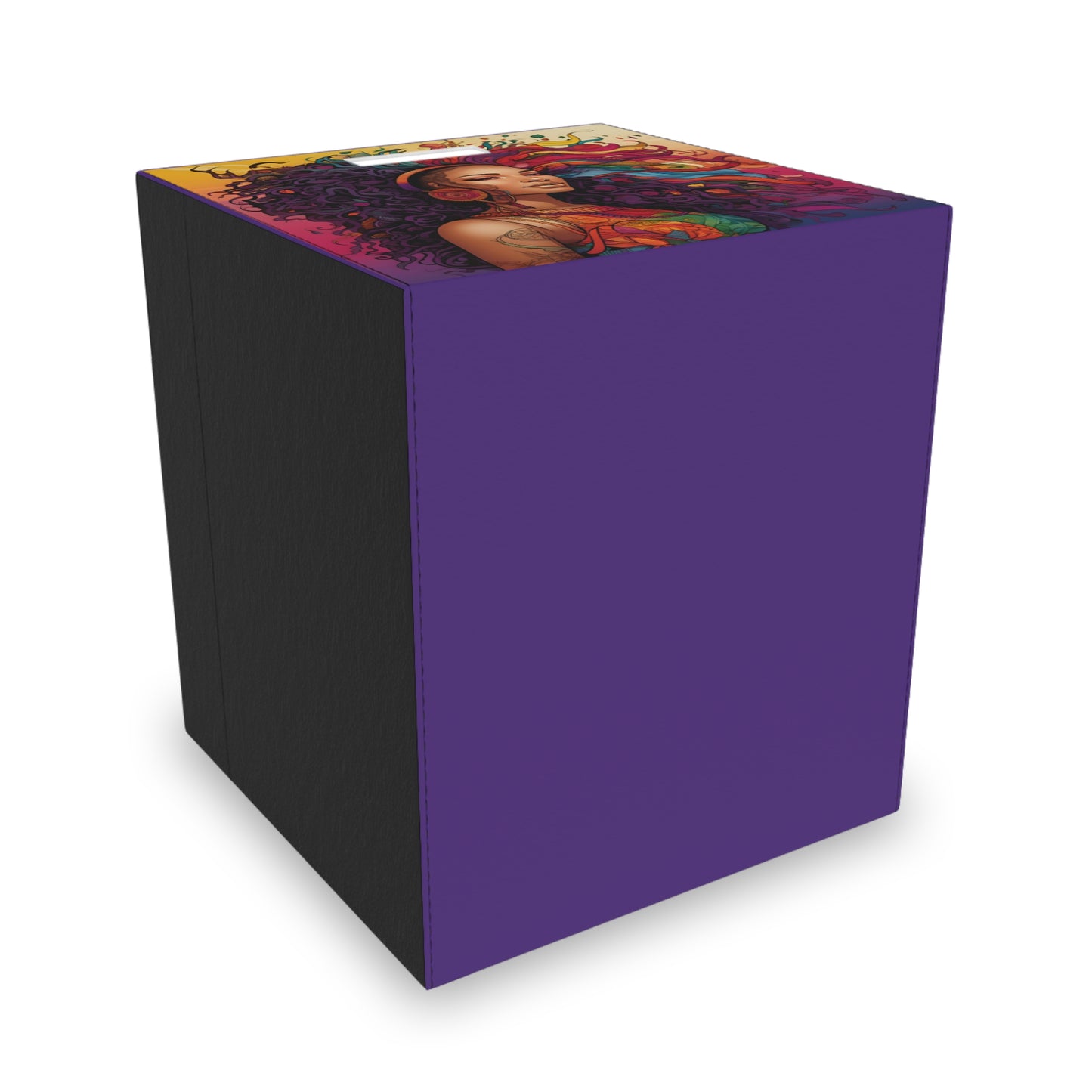 BGM Purple Felt Storage Box