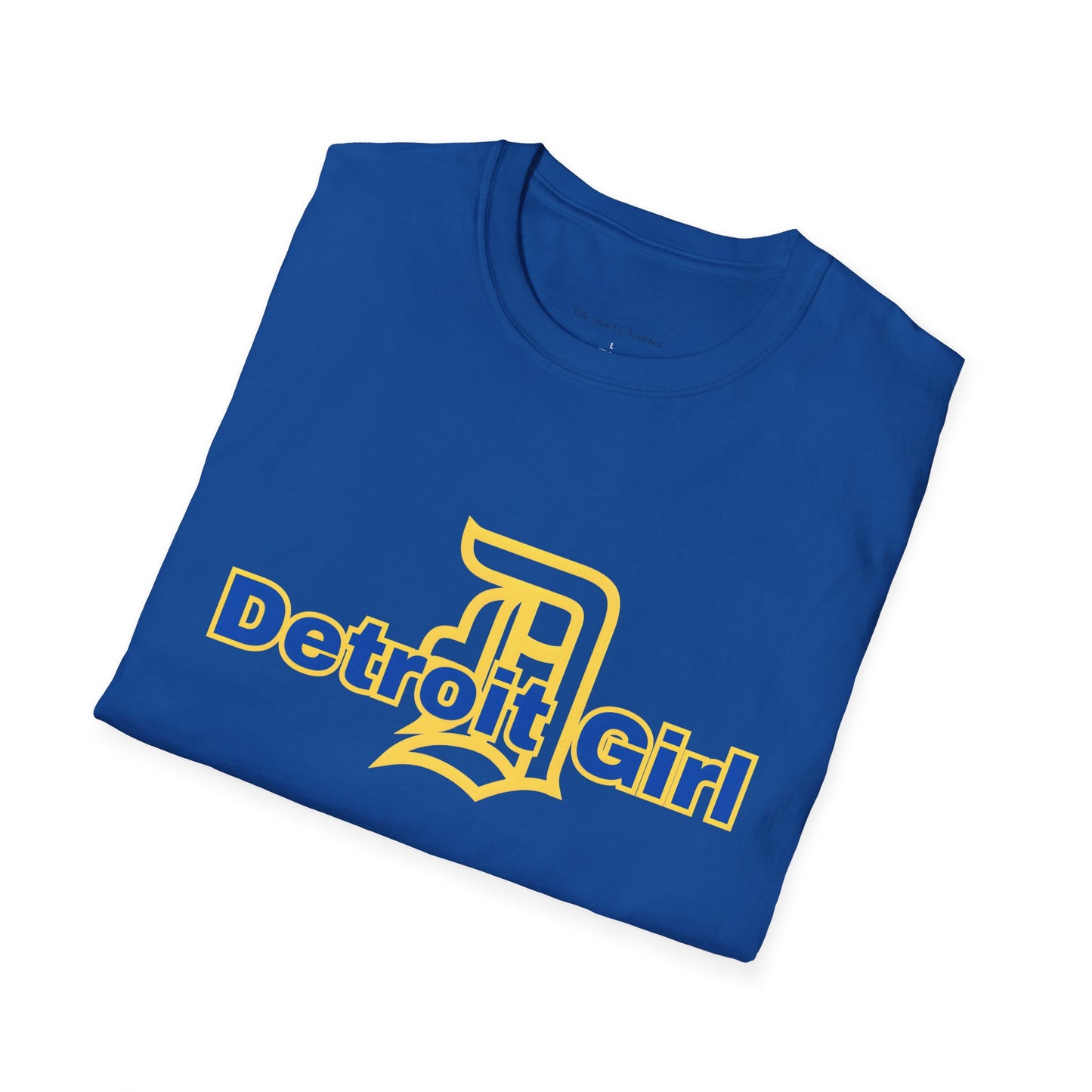 Detroit Girl Unisex Softstyle T-Shirt | Casual Fashion for Detroit Lovers, Gift for Birthdays, Holidays, and Celebrations