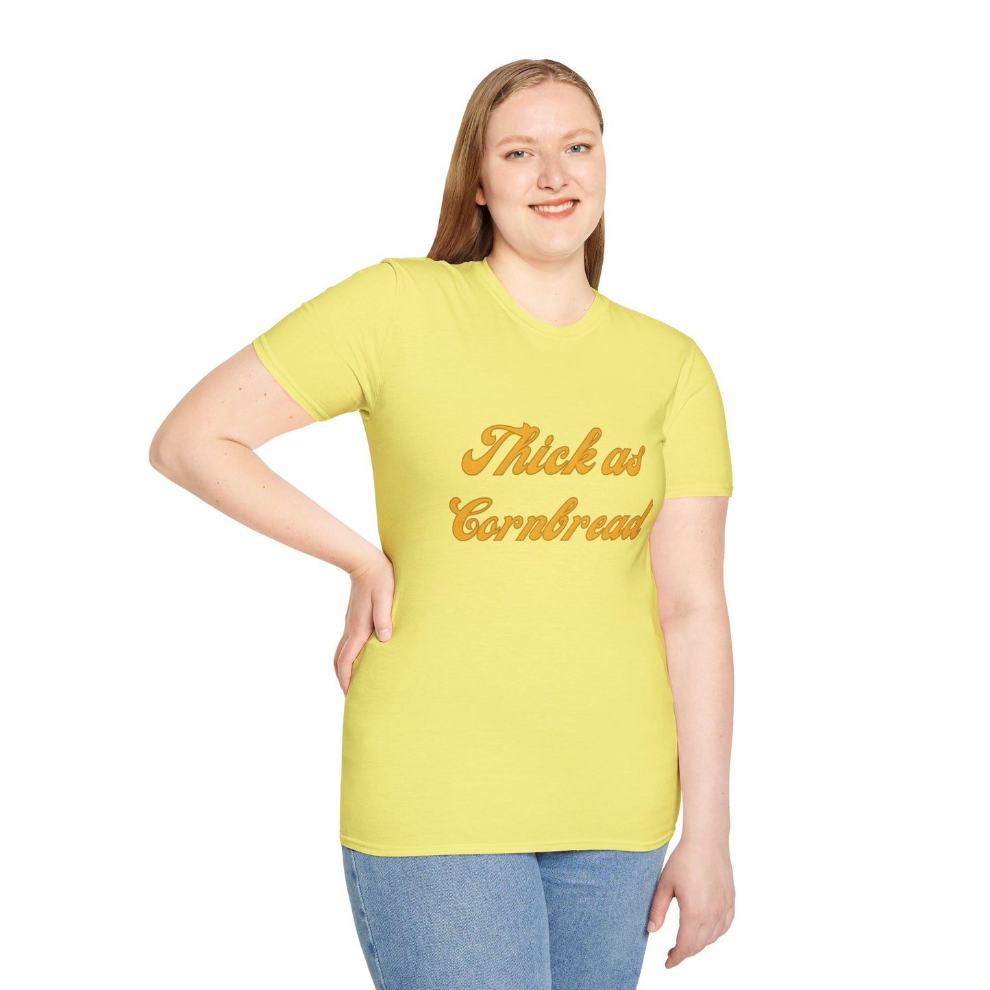 Thick as Cornbread Unisex Softstyle T-Shirt