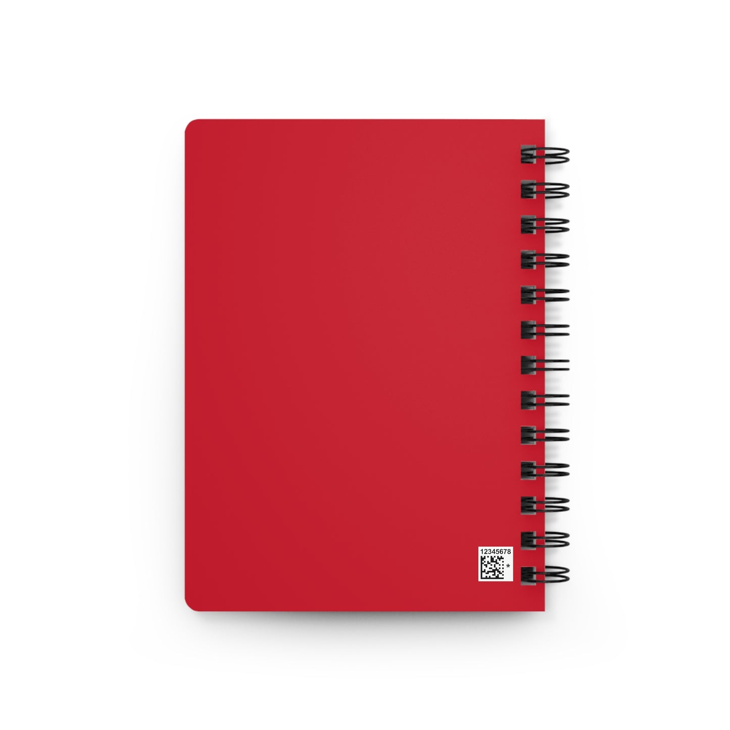 Red Floral Spiral Bound Journal