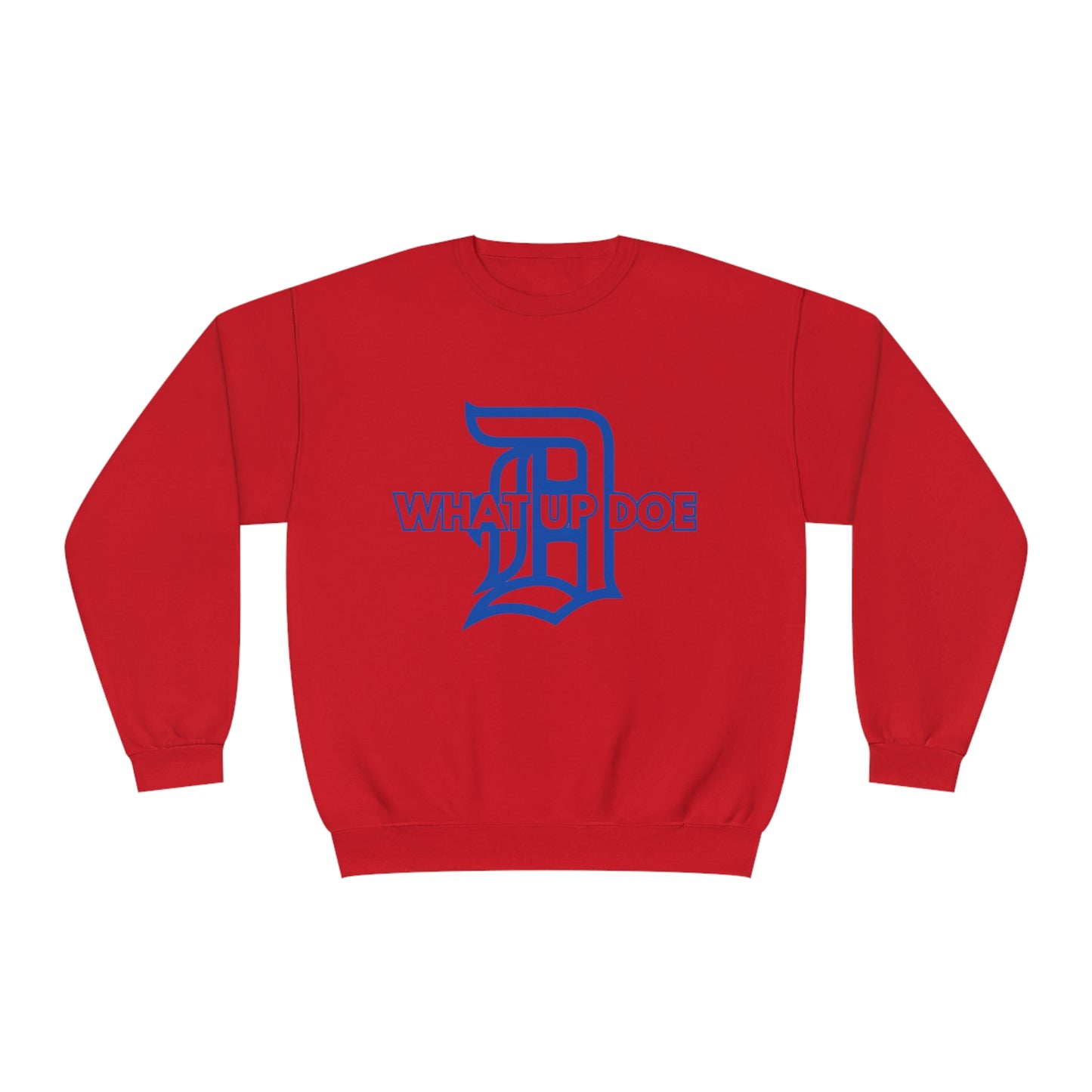 Royal Blue What Up Doe Unisex NuBlend® Crewneck Sweatshirt
