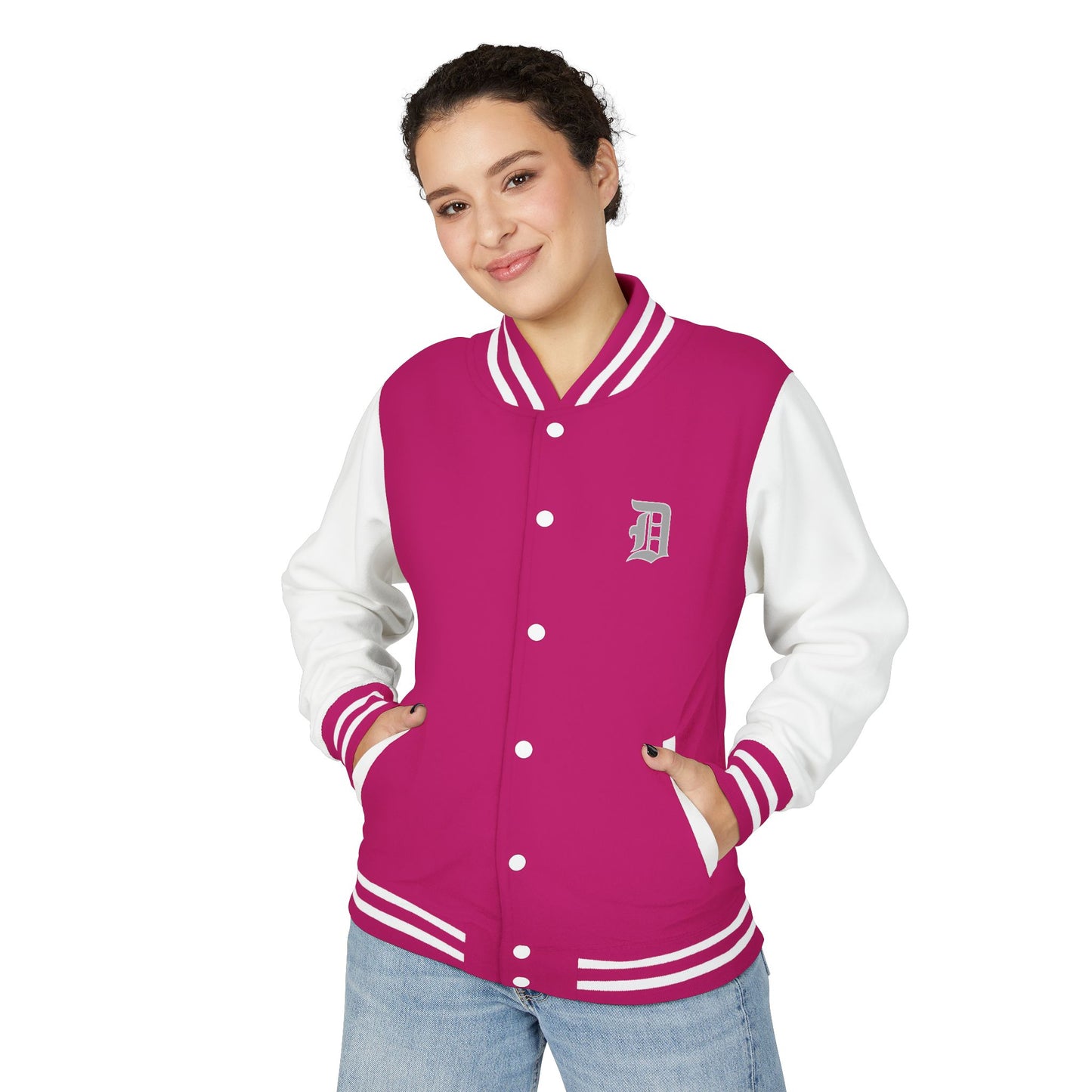 What Up Doe Unisex Heavyweight Letterman Jacket