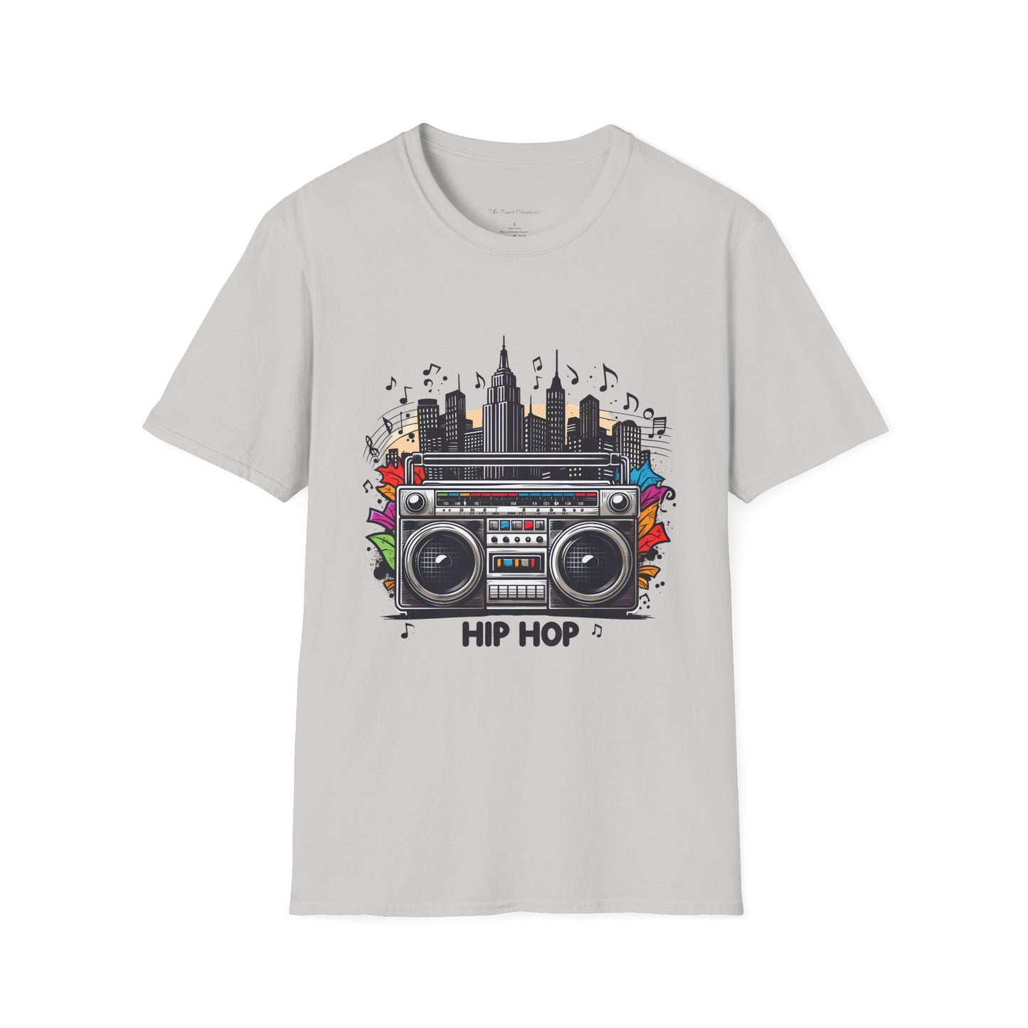 Hip Hop Boom Box Unisex Softstyle T-Shirt