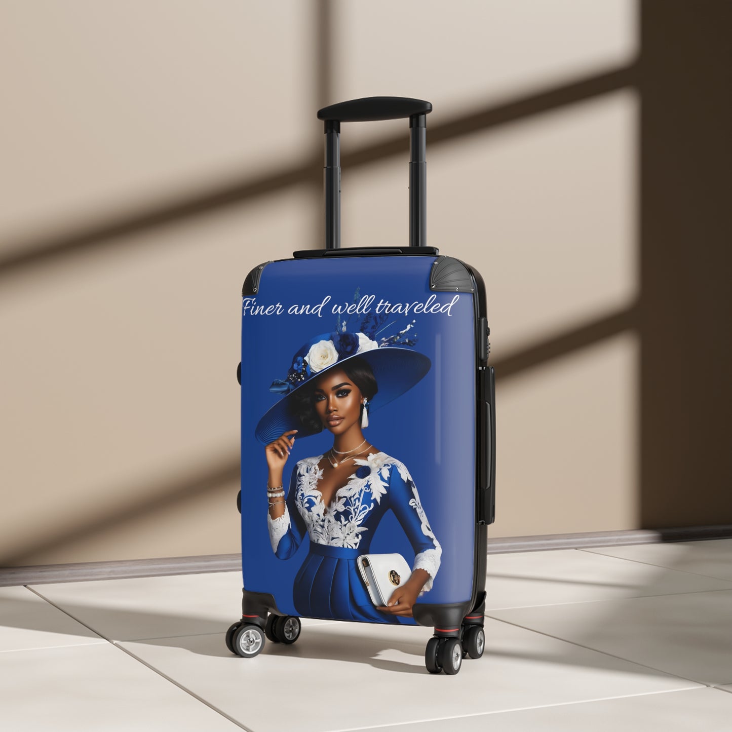 Finer and Well Traveled Suitcase