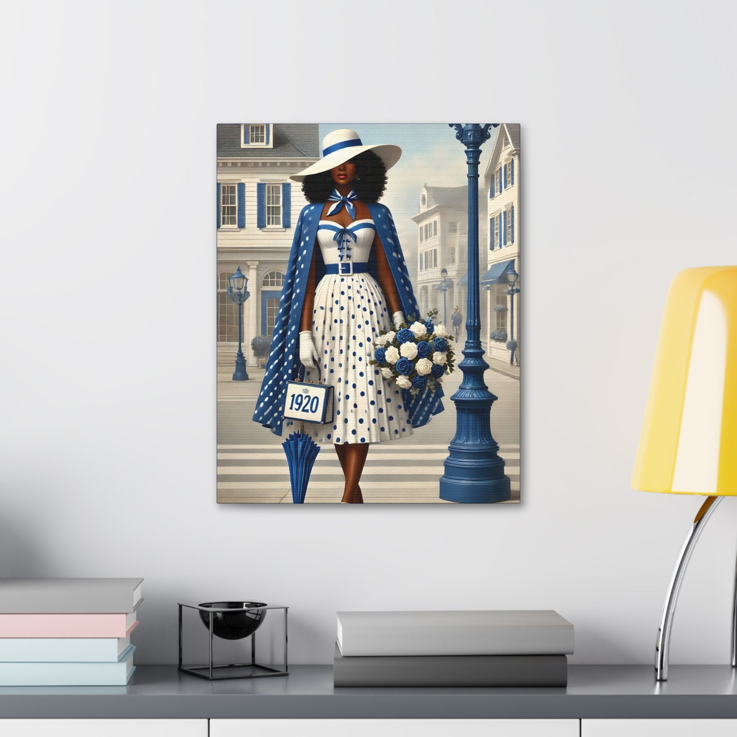 Finer Lady on a Stroll Canvas Stretched, 1.5''