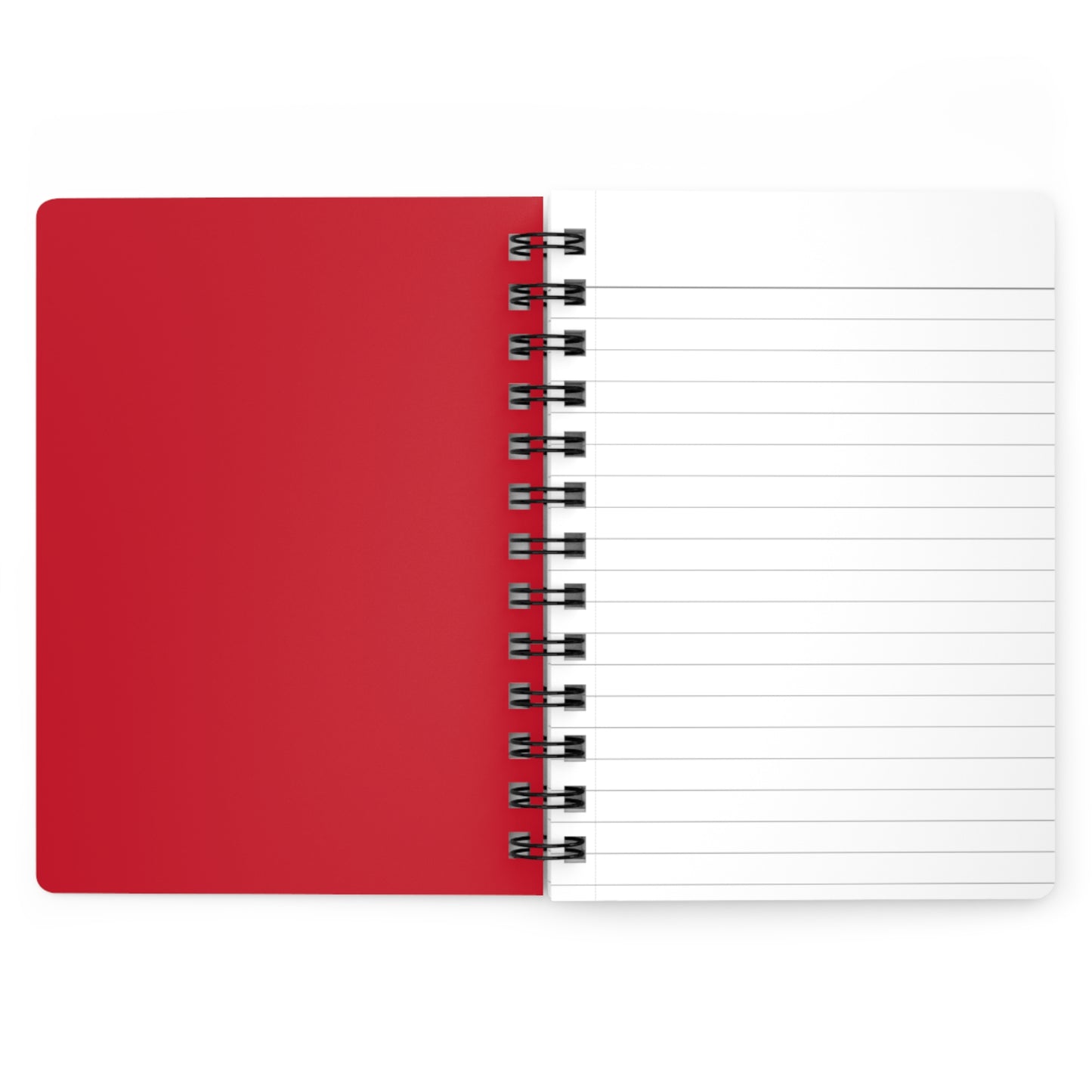 Red Floral Spiral Bound Journal