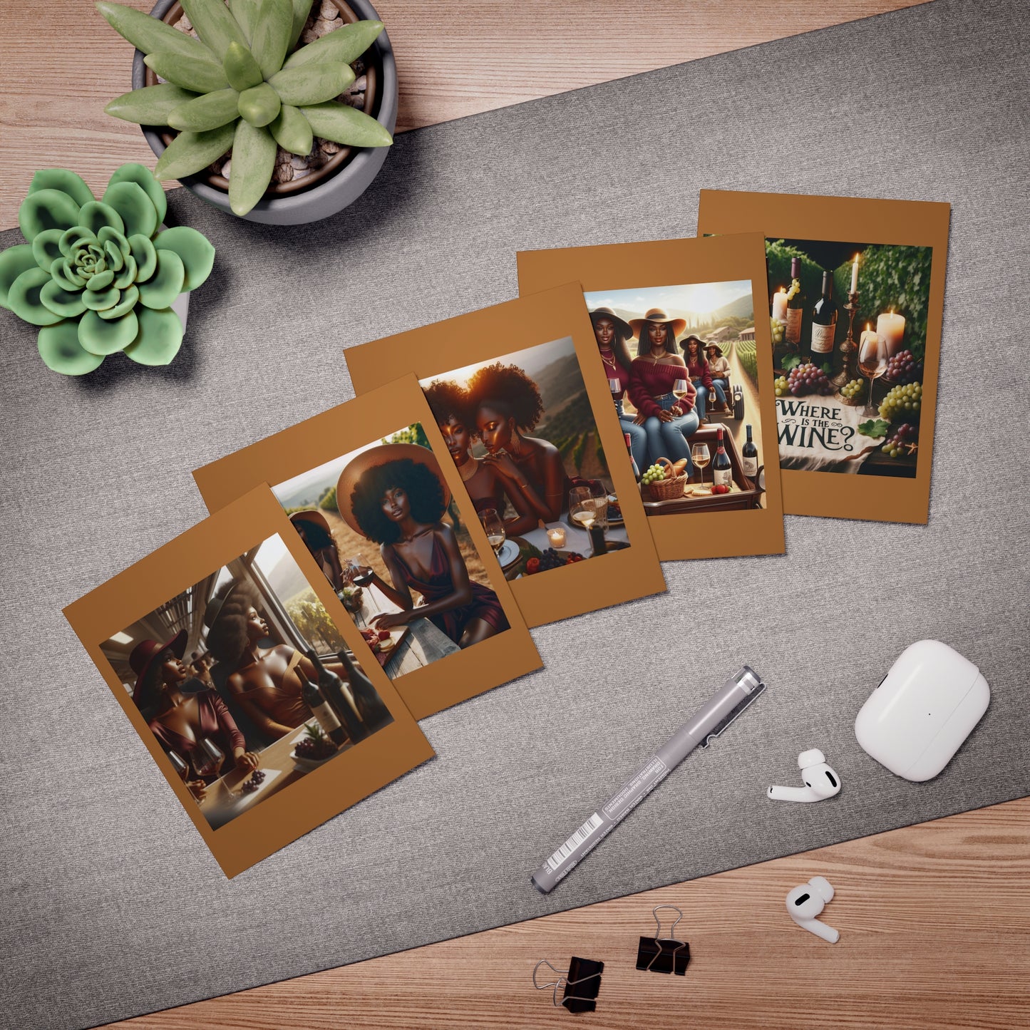 Where is the wine Multi-Design Greeting Cards (5-Pack)