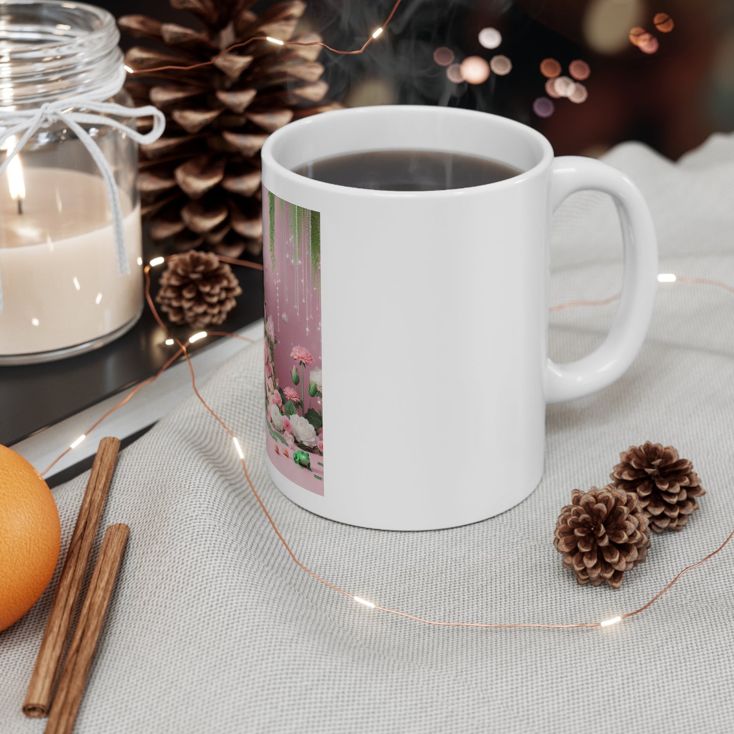 Pink A Ceramic Mug 11oz