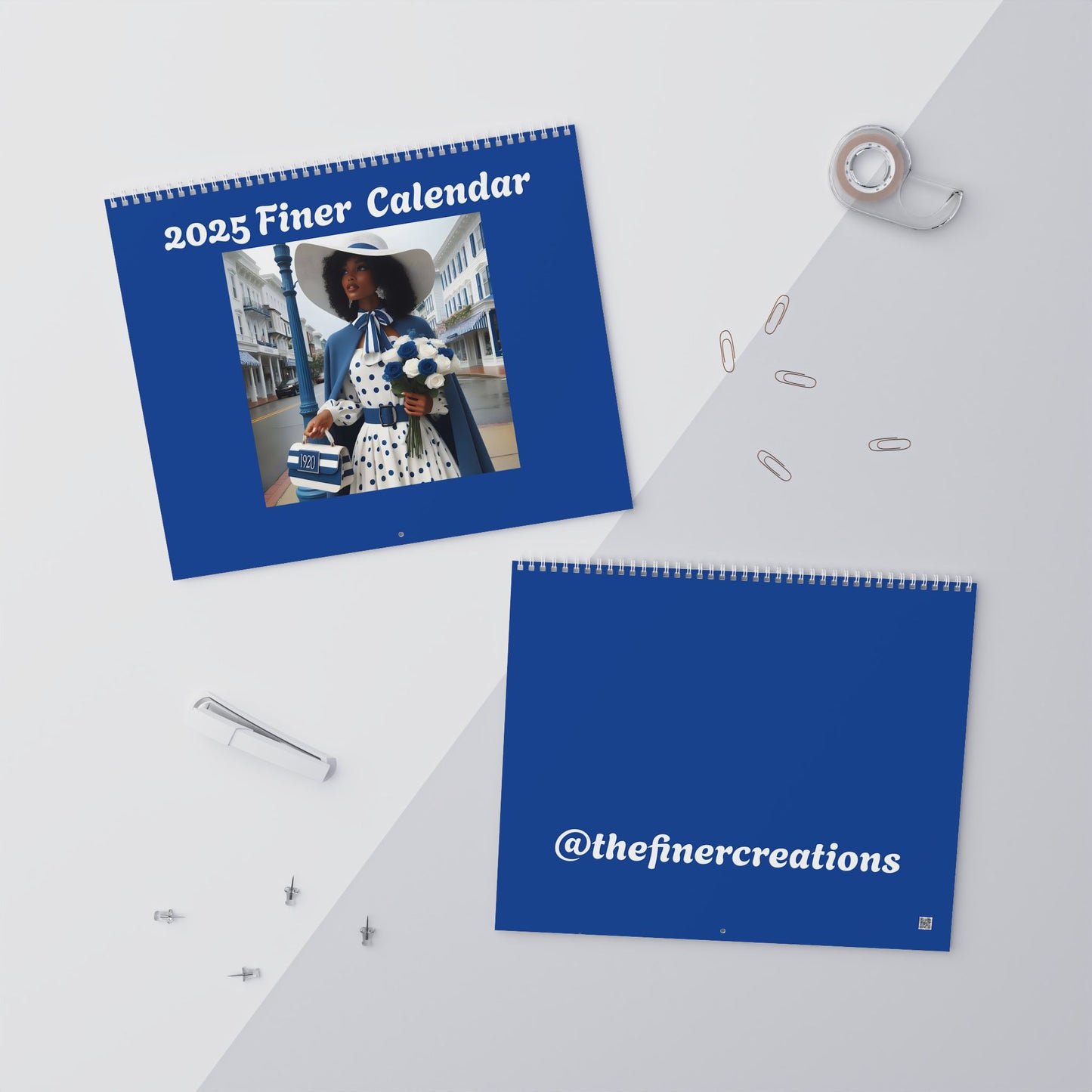 Finer Wall Calendar 2025