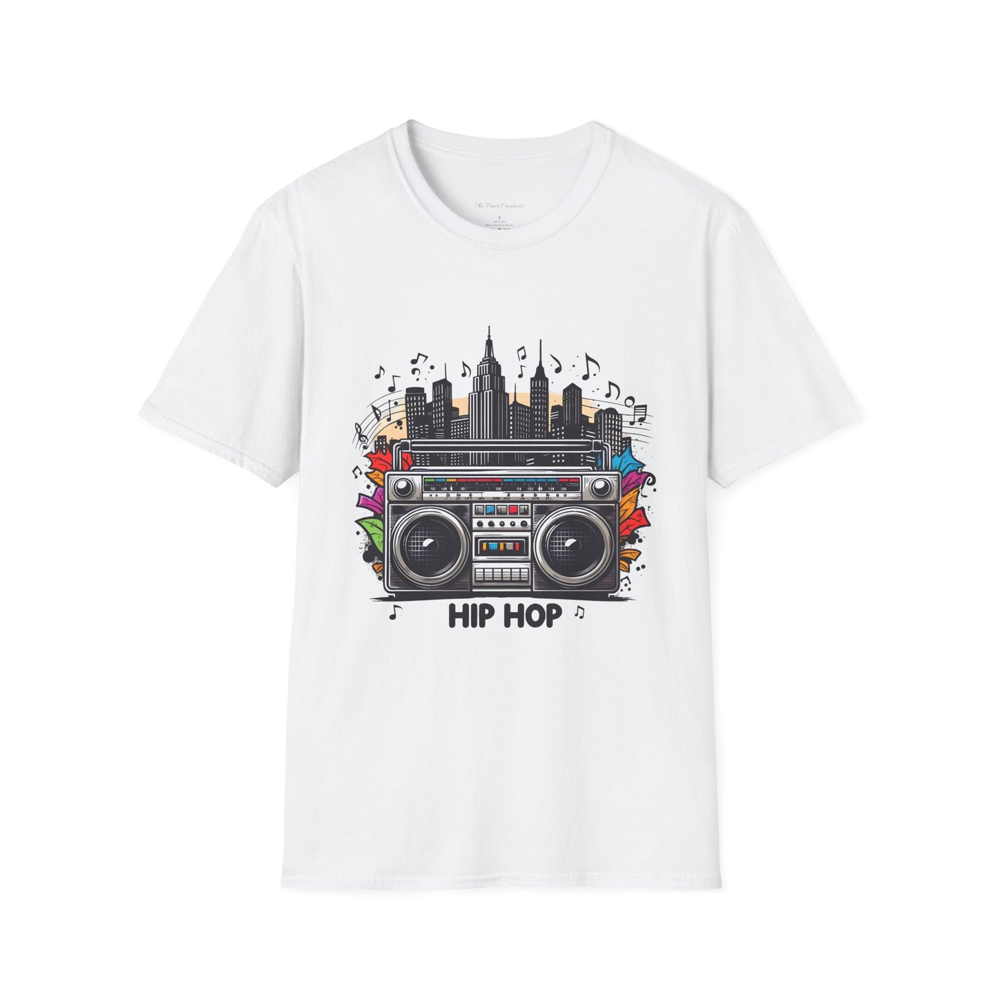 Hip Hop Boom Box Unisex Softstyle T-Shirt