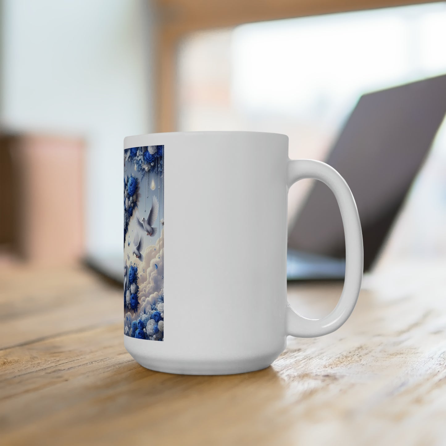 Flower Z Ceramic Mug 15oz