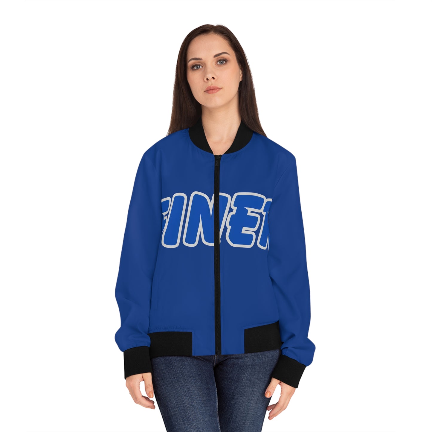 Finer Women's Bomber Jacket (AOP)
