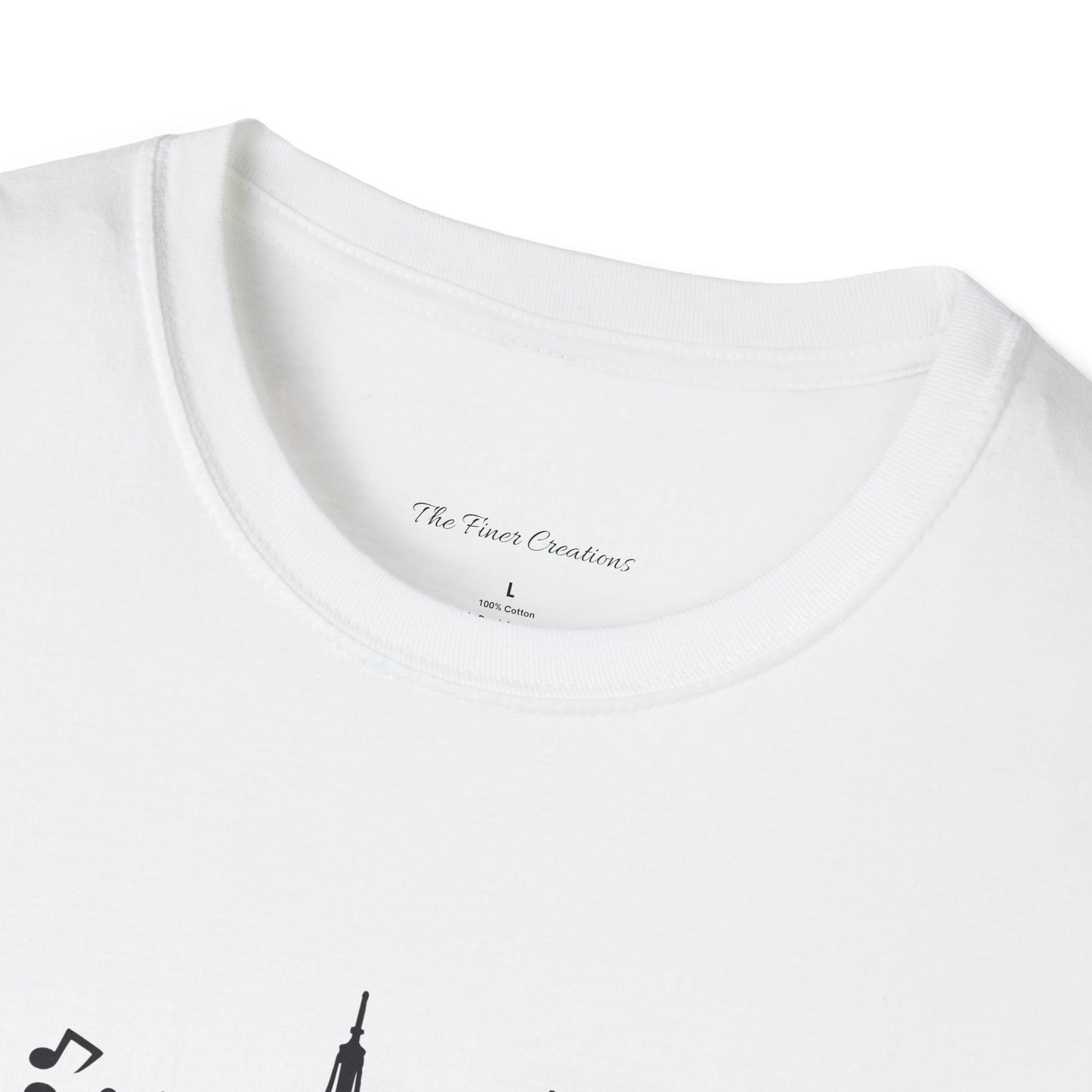 Hip Hop Boom Box Unisex Softstyle T-Shirt