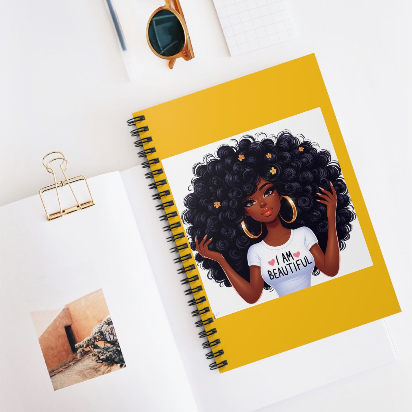 I am Beautiful Spiral Notebook - Ruled Line