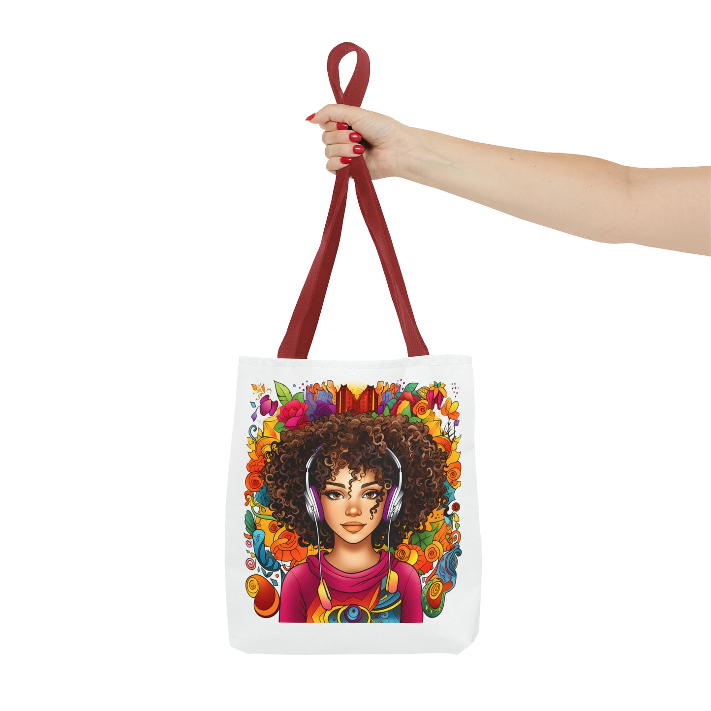 BGM Headphones Tote Bag (AOP)
