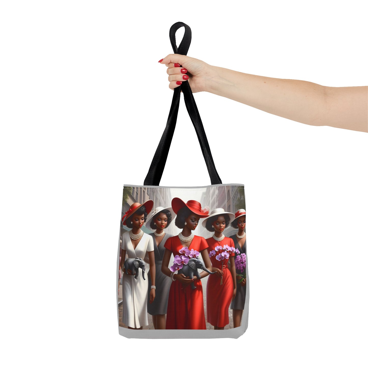 Five Divas Tote Bag (AOP)