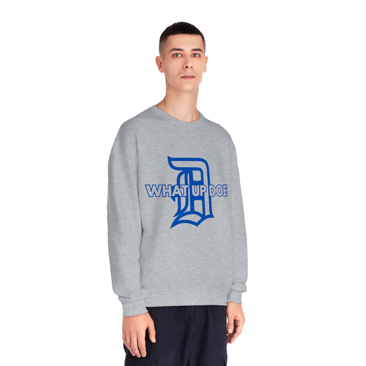 Royal Blue What Up Doe Unisex NuBlend® Crewneck Sweatshirt