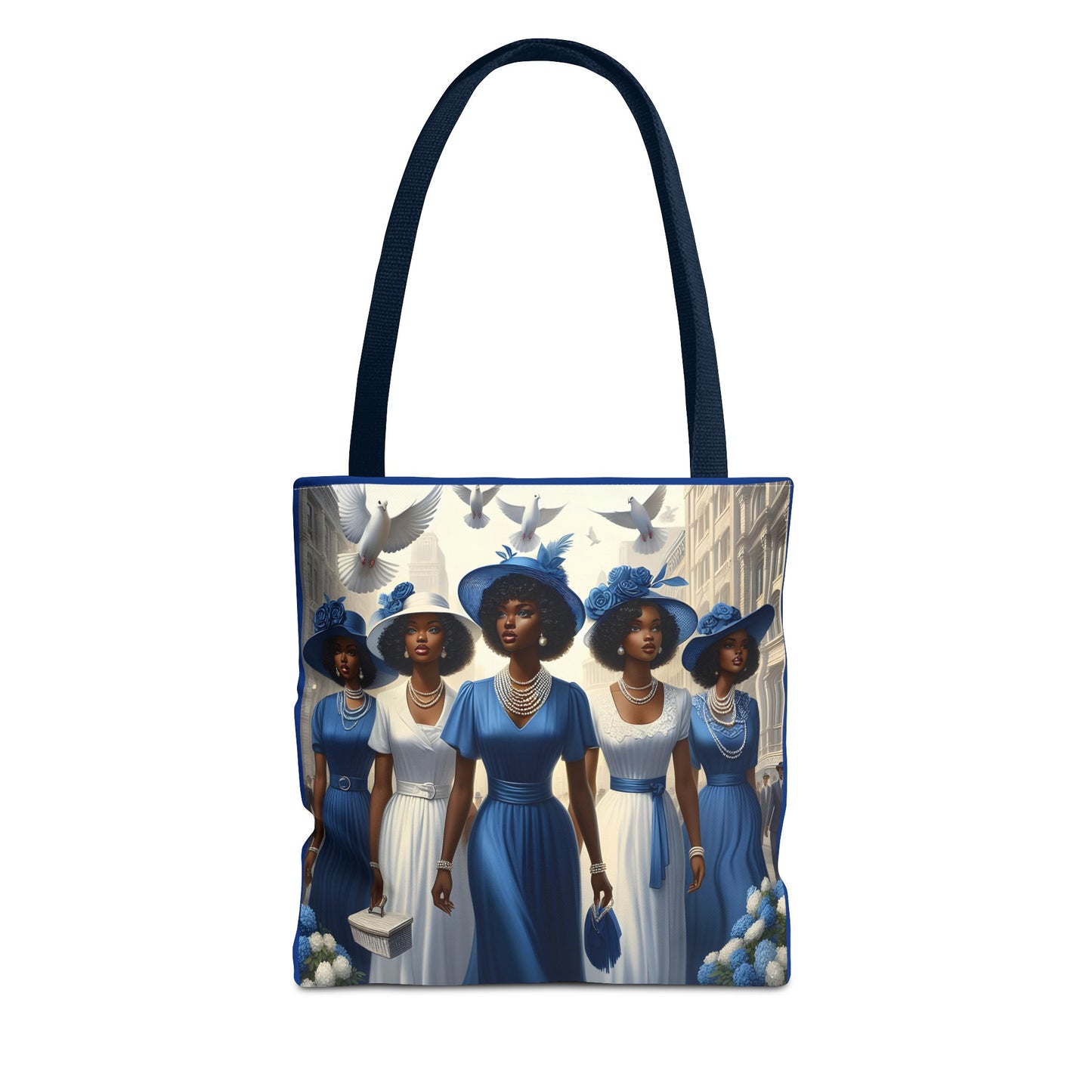 Five Finer Ladies Tote Bag (AOP)