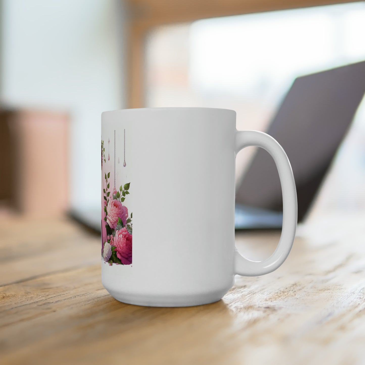Pink Cartoon A Ceramic Mug 15oz