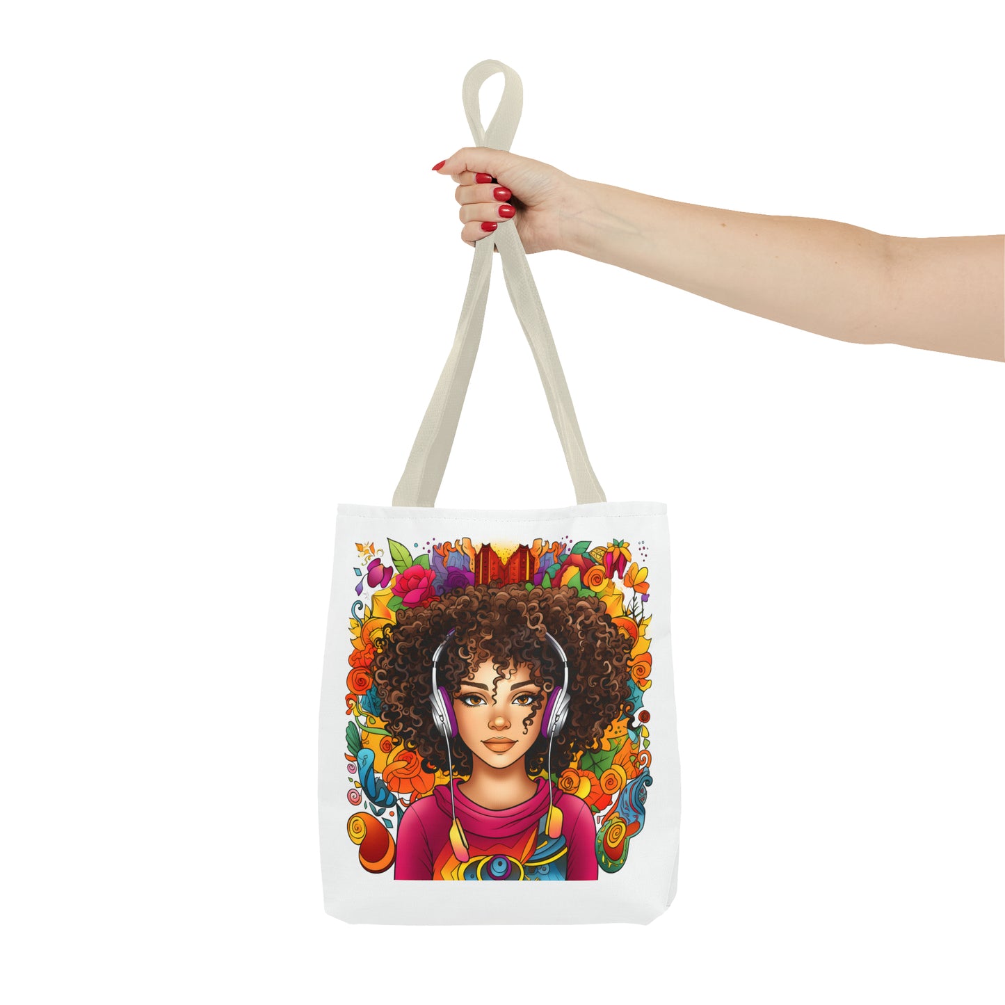 BGM Headphones Tote Bag (AOP)