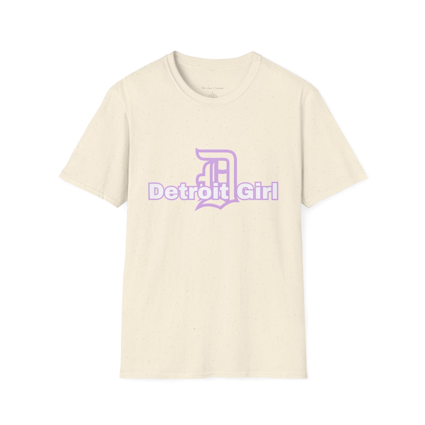 Detroit Girl Unisex Softstyle T-Shirt | Casual Fashion for Detroit Lovers, Gift for Birthdays, Holidays, and Celebrations