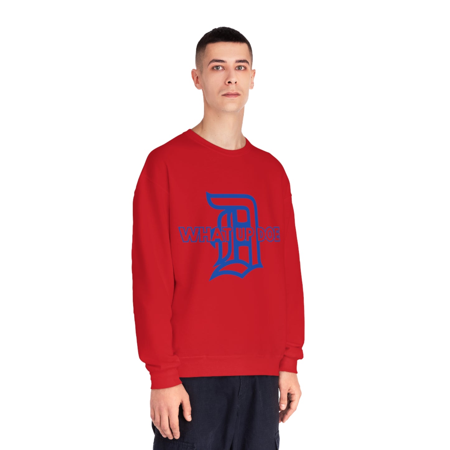 Royal Blue What Up Doe Unisex NuBlend® Crewneck Sweatshirt