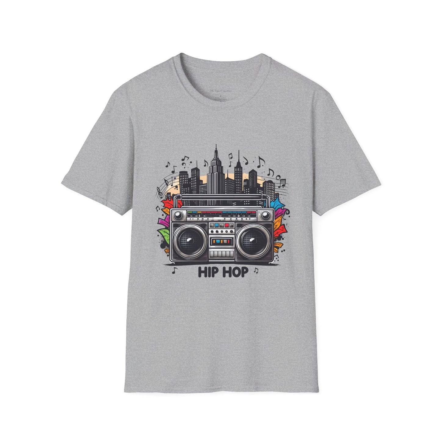 Hip Hop Boom Box Unisex Softstyle T-Shirt