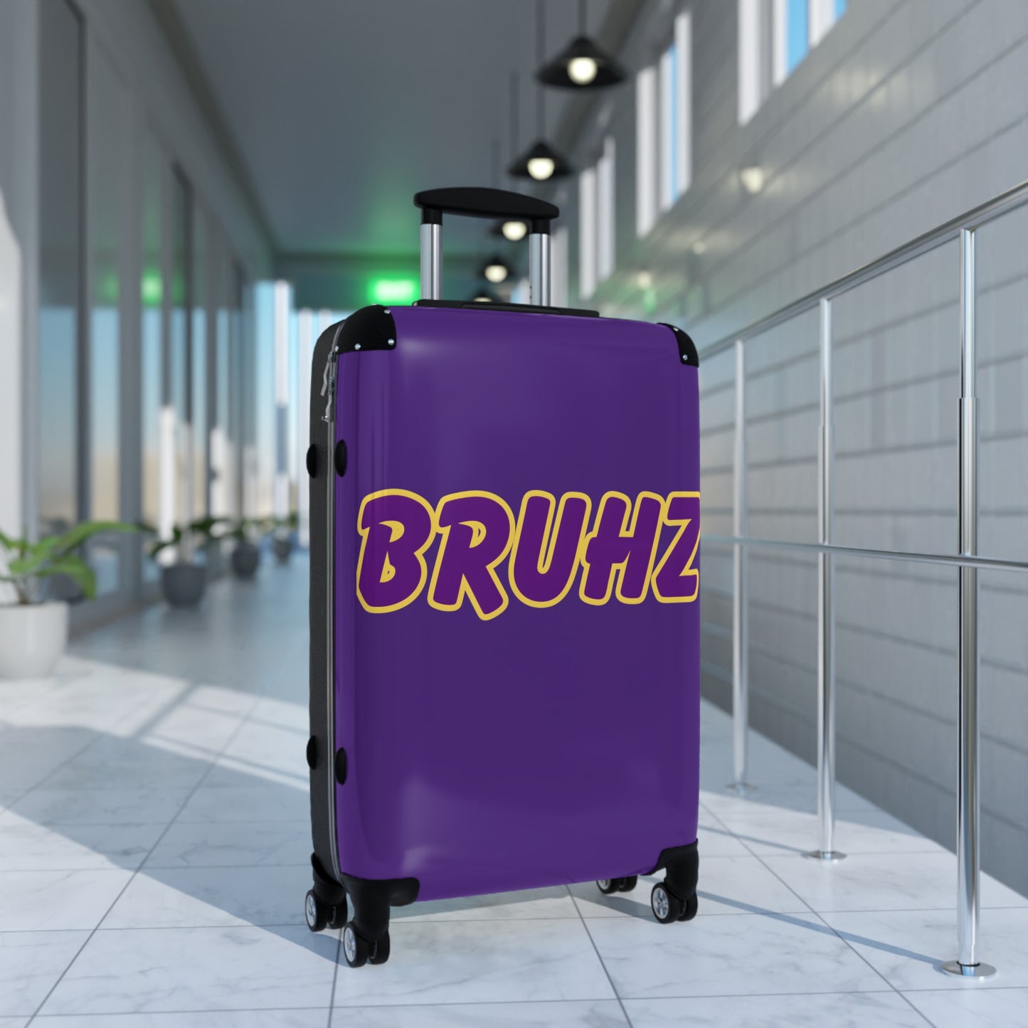 Purple Bruhz Suitcase