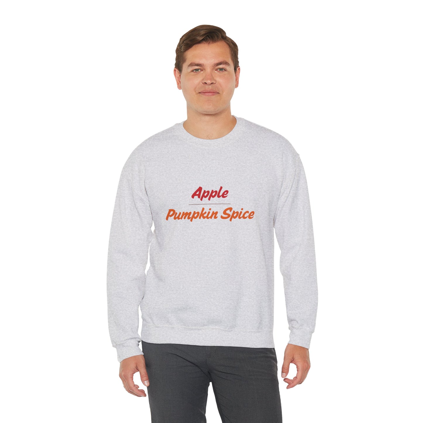 Apple over Pumpkin Spice Unisex Heavy Blend™ Crewneck Sweatshirt