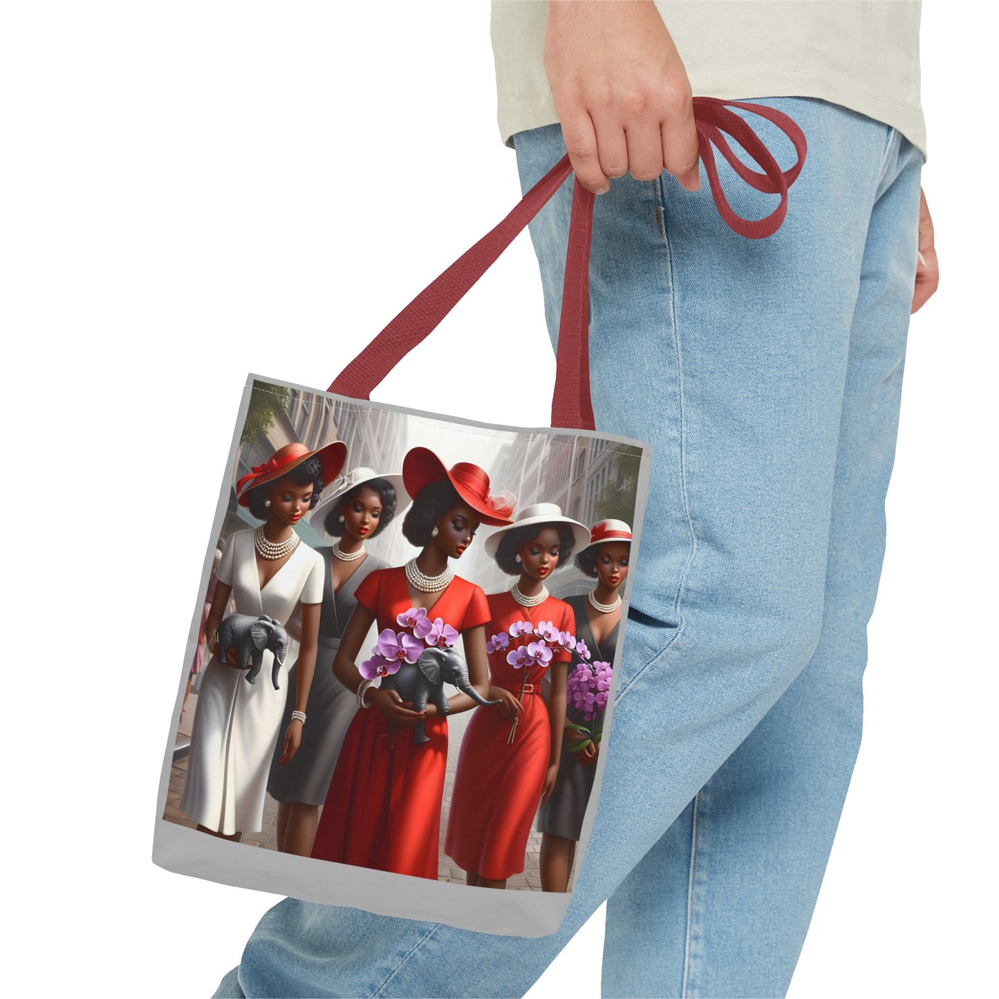 Five Divas Tote Bag (AOP)