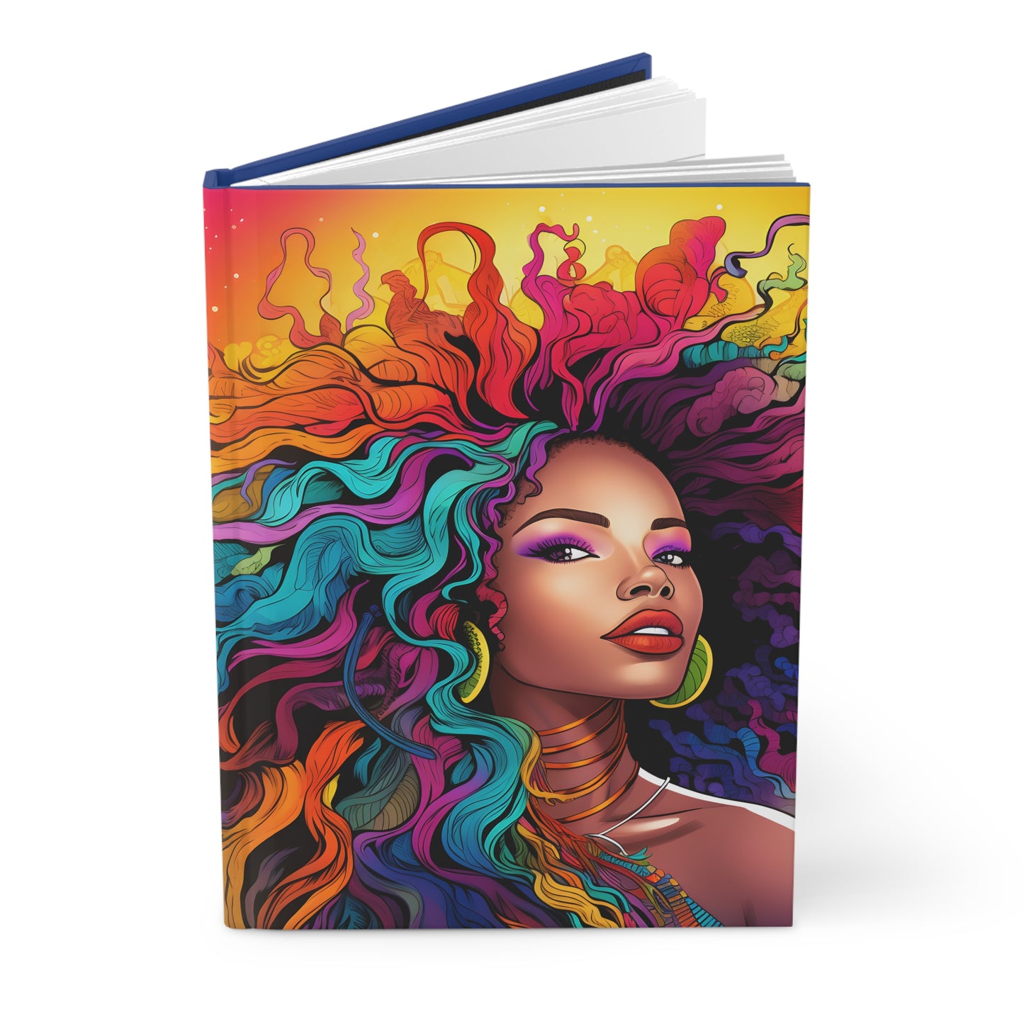 Vibrant and Colorful BGM Hardcover Journal Matte
