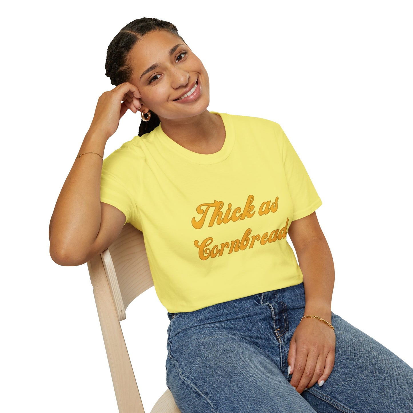 Thick as Cornbread Unisex Softstyle T-Shirt