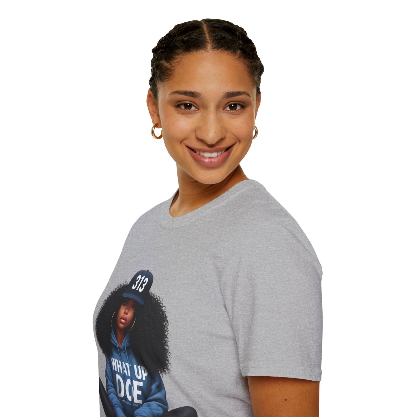 313 Detroit Girl Unisex Softstyle T-Shirt