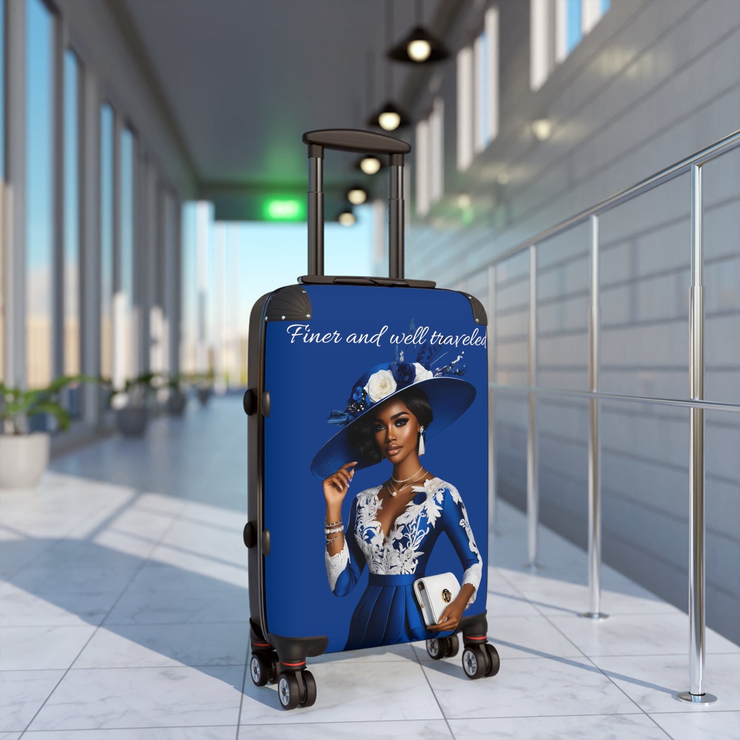 Finer and Well Traveled Suitcase