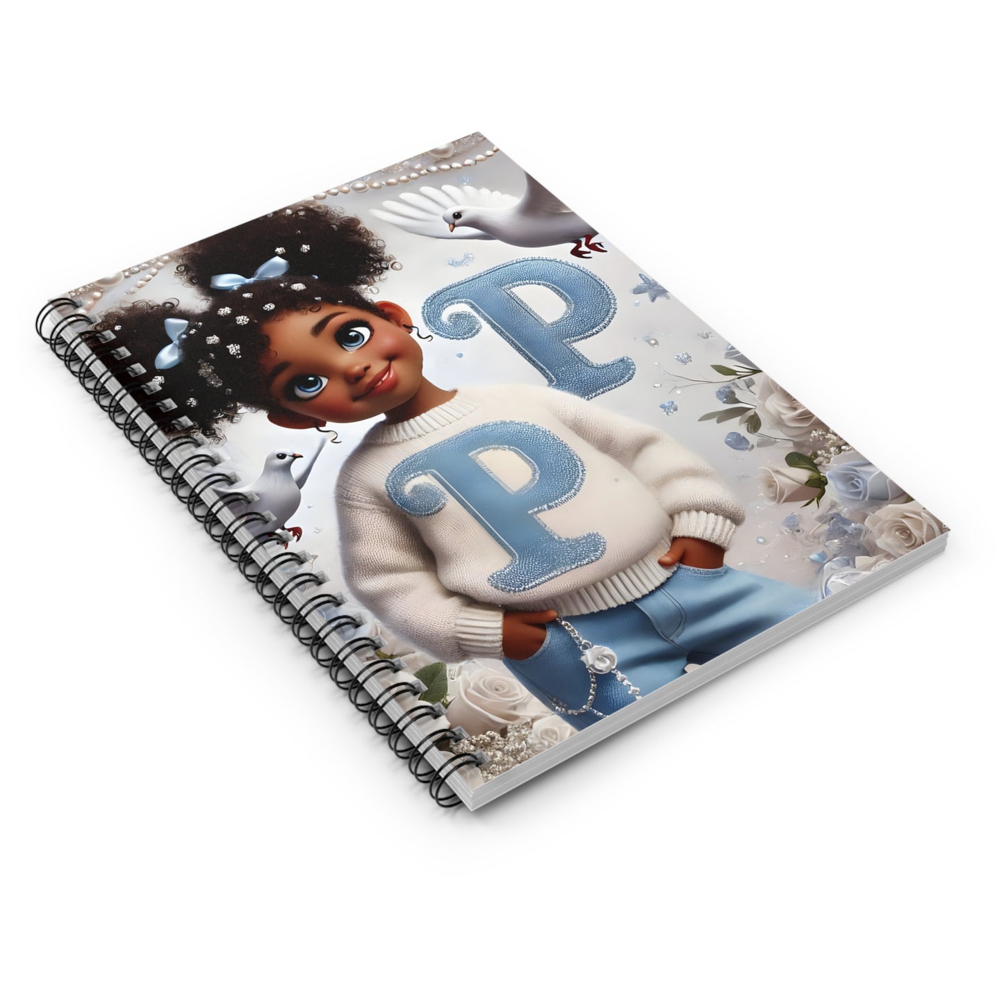 Finer Little Girl Spiral Notebook - Ruled Line